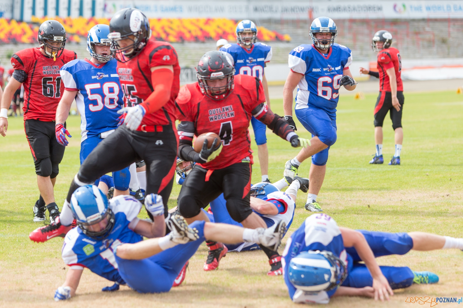 Kozły Poznań vs Wrocław Outlaws  Foto: lepszyPOZNAN.pl / Piotr Rychter