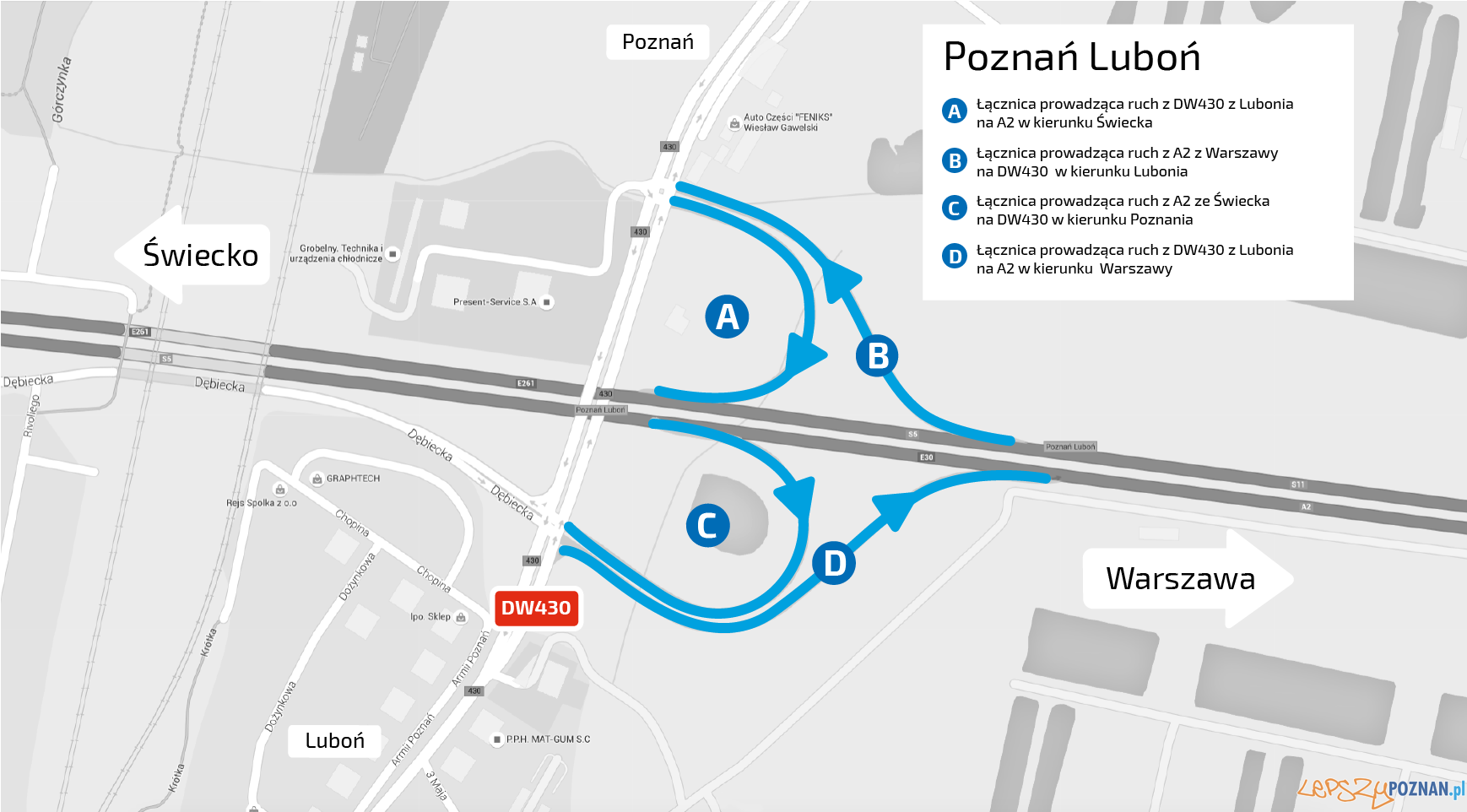 Poznań Luboń_mapa główna_PL  Foto: 