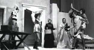 Poskromienie Złośnicy w Teatrze Polskim - premiera 16.04.1977  Foto: Grażyna Wyszomirska / Cyryl