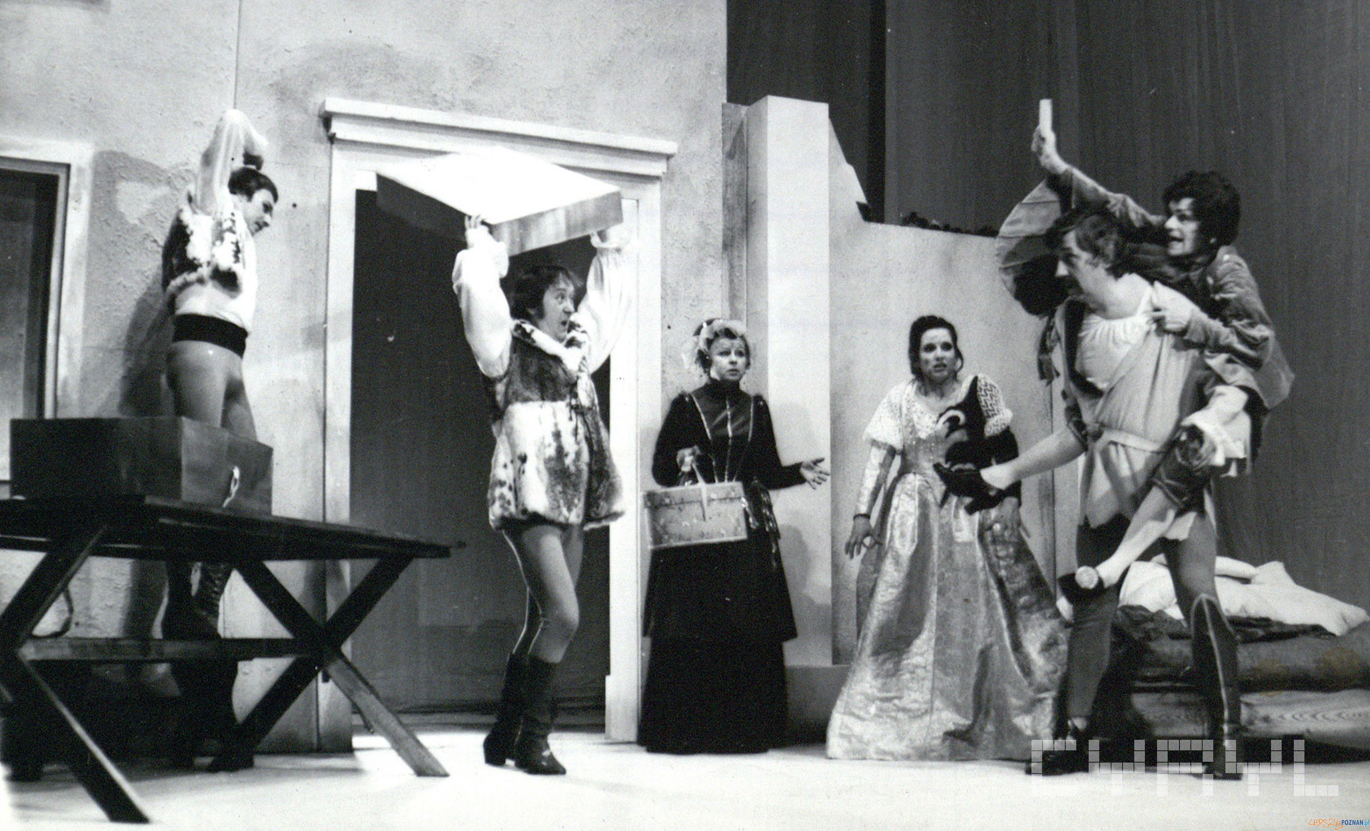 Poskromienie Złośnicy w Teatrze Polskim - premiera 16.04.1977  Foto: Grażyna Wyszomirska / Cyryl