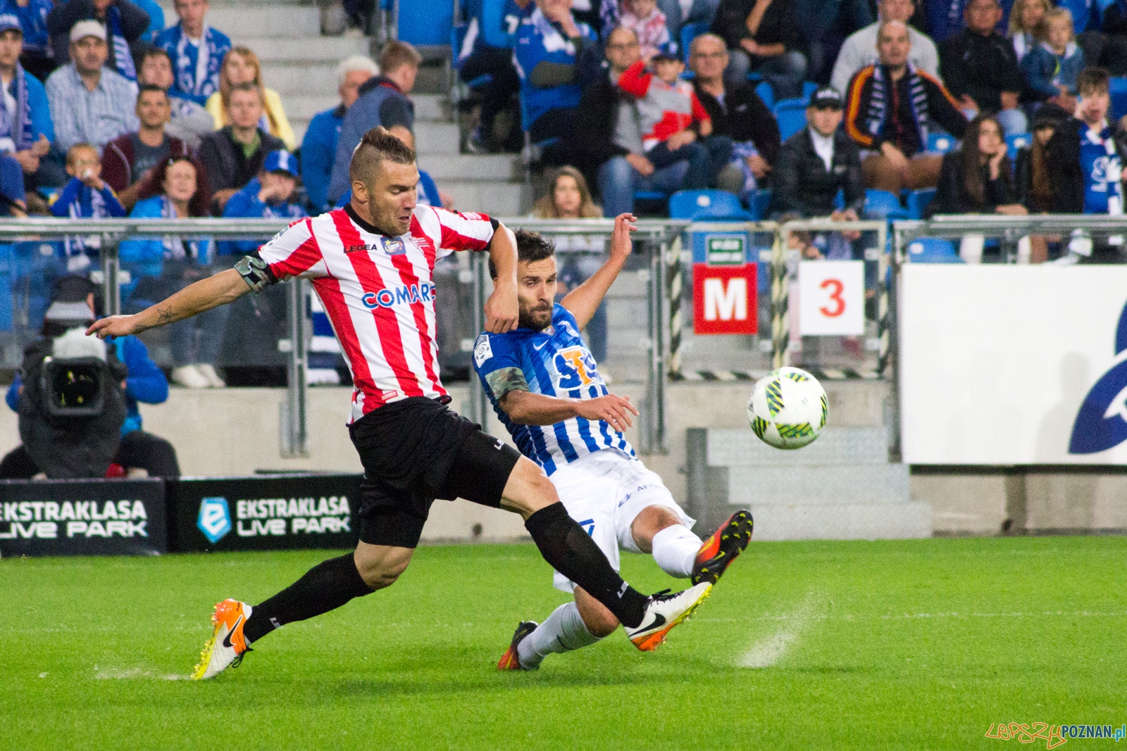 Lech Poznań - Cracovia Kraków 2:1 - Poznań 12.08.2016 r.  Foto: Ewelina Jaśkowiak