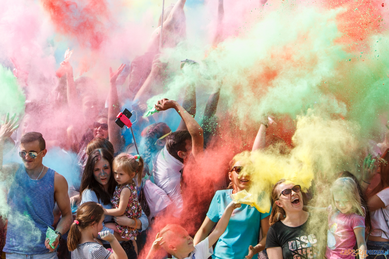 Holi Festiwal - Poznań 20.08.2016 r.  Foto: LepszyPOZNAN.pl / Paweł Rychter