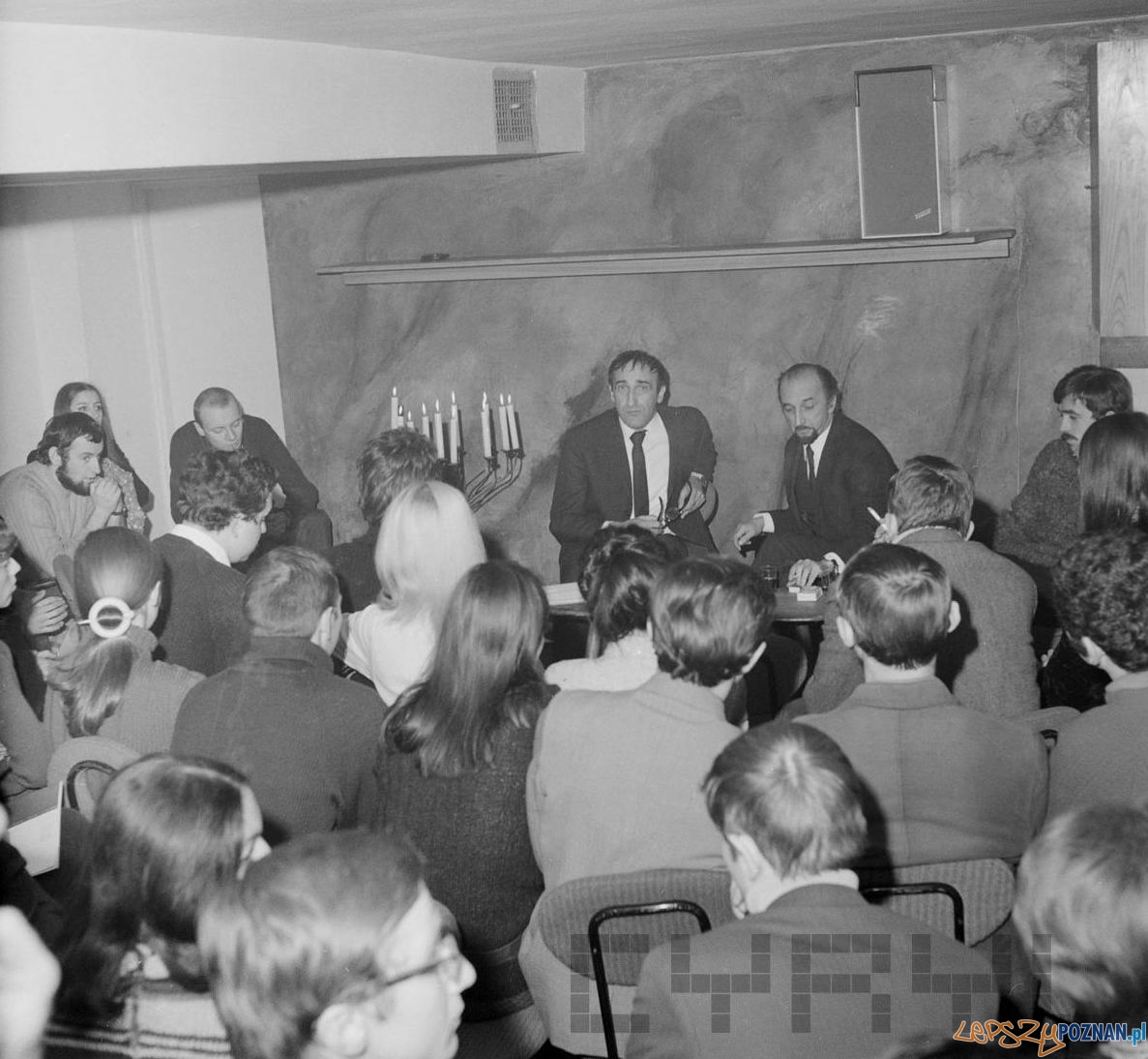 Spotkanie z Tadeuszem  Kantorem w klubie OdNowa 11.12.1968  Foto: Jerzy Nowakowski / Cyryl