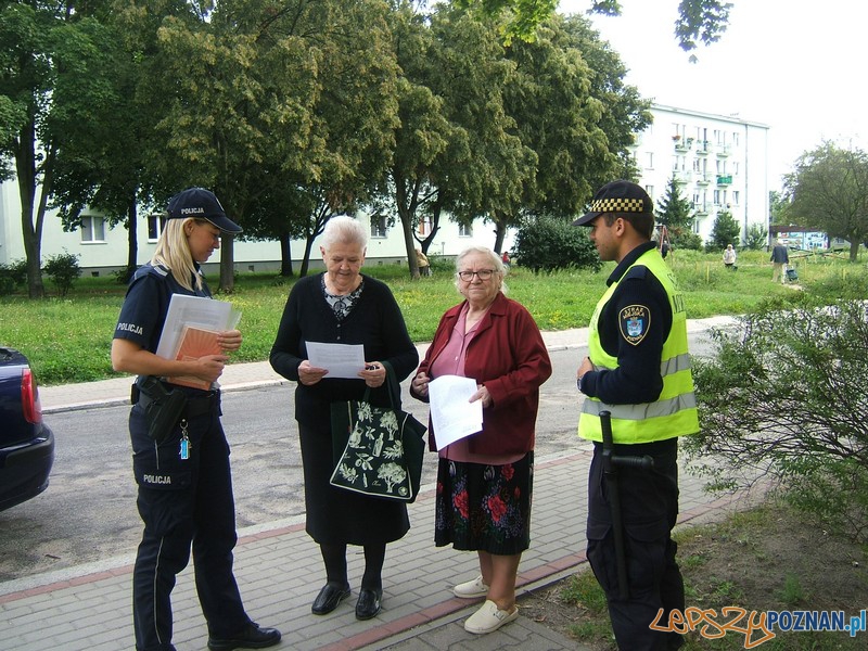 O bezpieczeństwie seniorów na wildeckim fyrtlu  Foto: KMP w Poznaniu