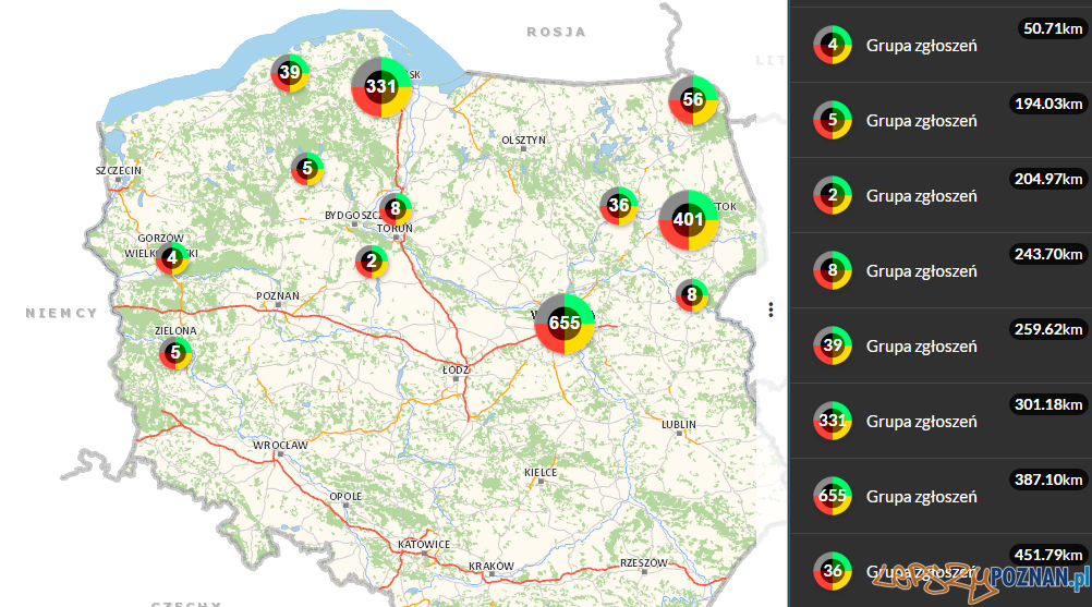 Krajowa Mapa Zagrożeń  Foto: Policja