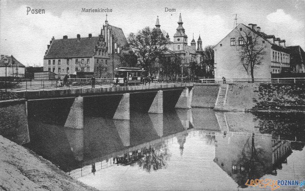 Katedra i most Tumski, początek XX wieku  Foto: fotopolska