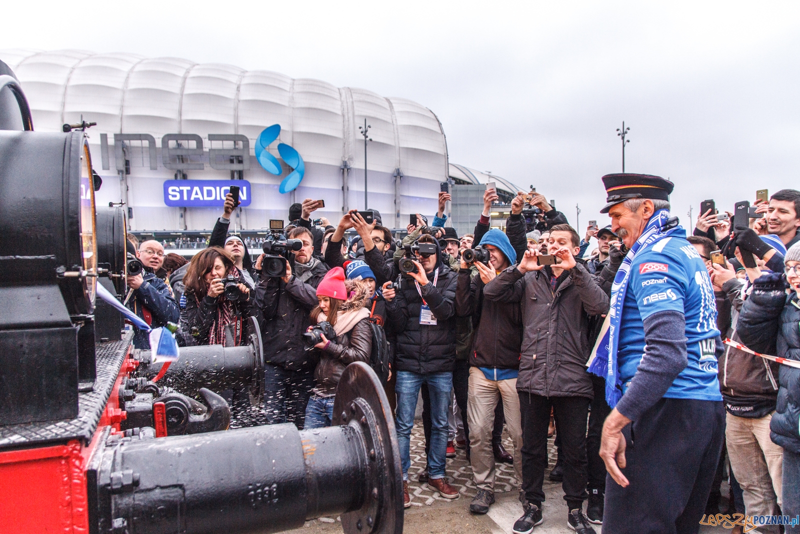 Razem tworzymy legendę - chrzest bojowy Ty51-183 - Inea Stadion  Foto: LepszyPOZNAN.pl / Paweł Rychter