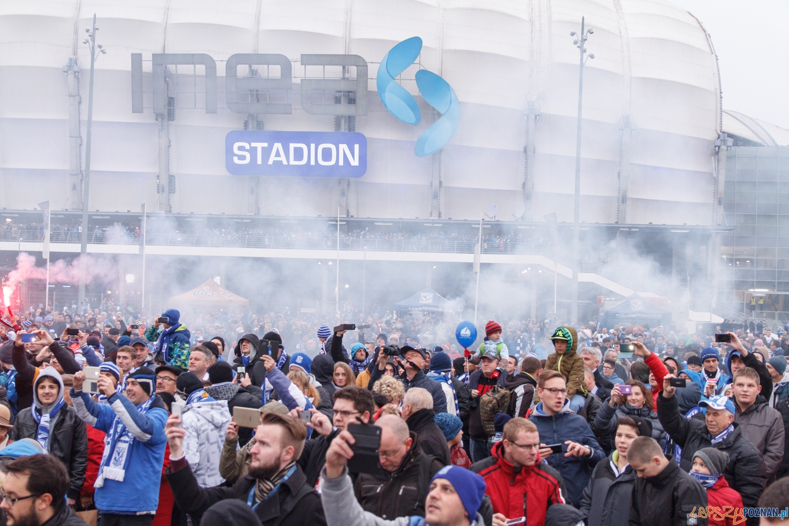 Razem tworzymy legendę - chrzest bojowy Ty51-183 - Inea Stadion  Foto: LepszyPOZNAN.pl / Paweł Rychter