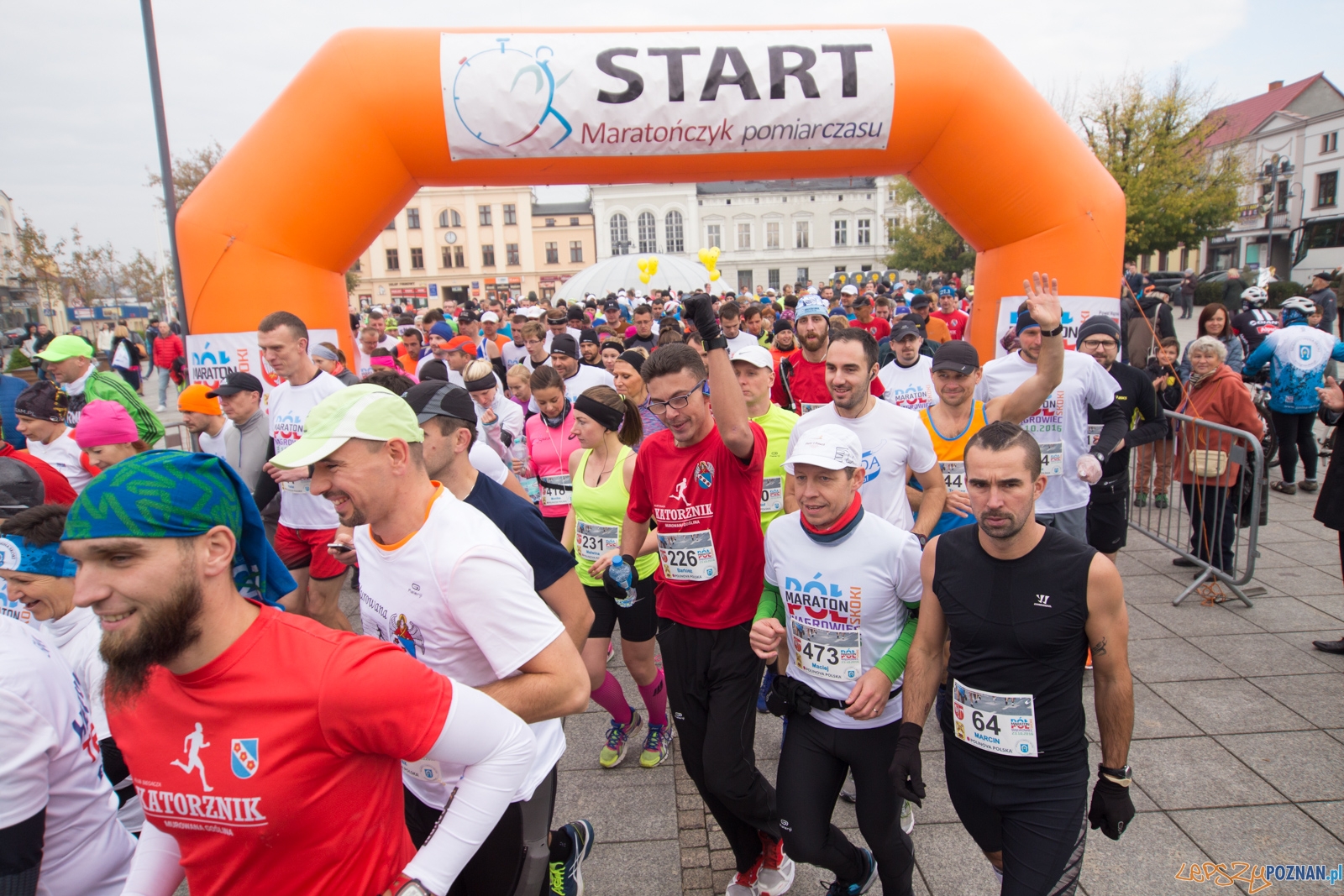 I Półmaraton Wągrowiec Skoki  Foto: lepszyPOZNAN.pl / Piotr Rychter