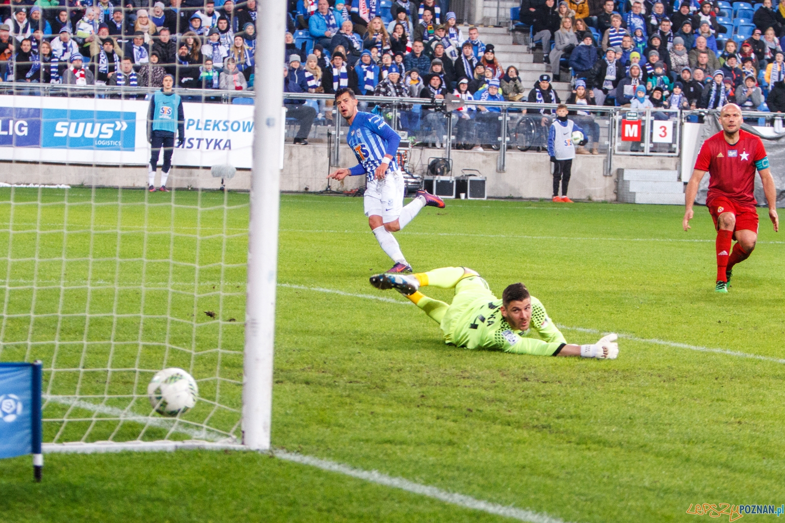 Lech Poznań - Wisła Kraków 1:1 - Poznań 16.10.2016 r.  Foto: LepszyPOZNAN.pl / Paweł Rychter