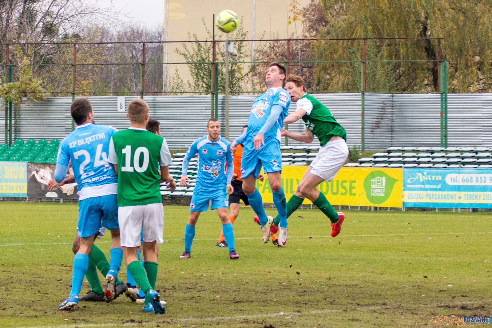 Warta Poznań -Błękitni Stargard Szczeciński  Foto: Ewelina Jaśkowiak