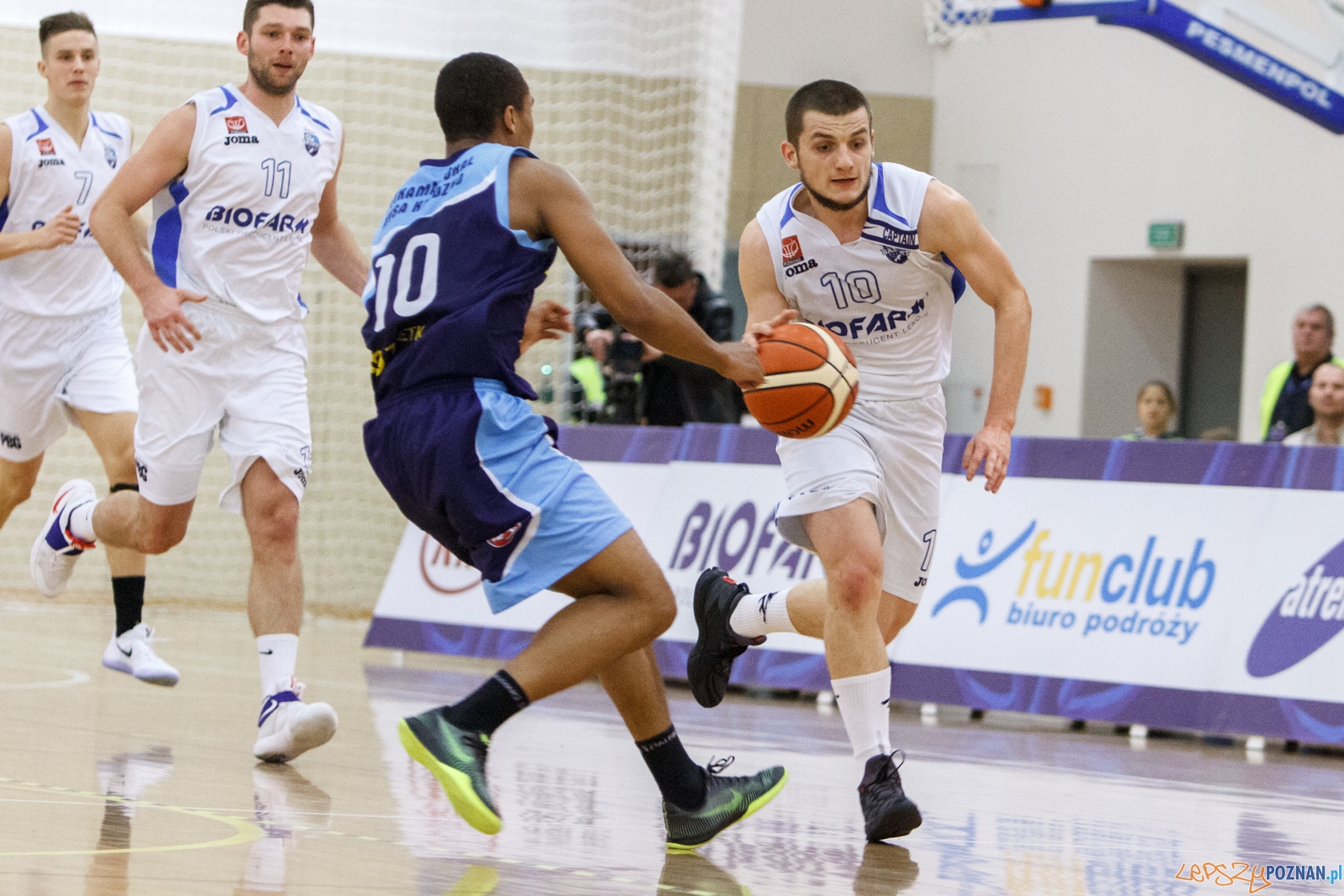 Biofarm Basket Poznań - Zetkama Doral Nysa Kłodzko 73:60 - Poz  Foto: LepszyPOZNAN.pl / Paweł Rychter