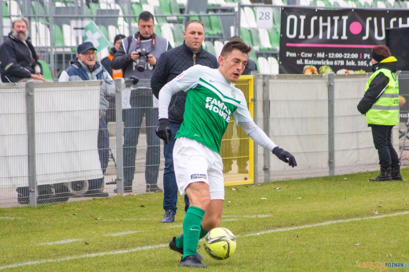 Warta Poznań -Błękitni Stargard Szczeciński  Foto: Ewelina Jaśkowiak