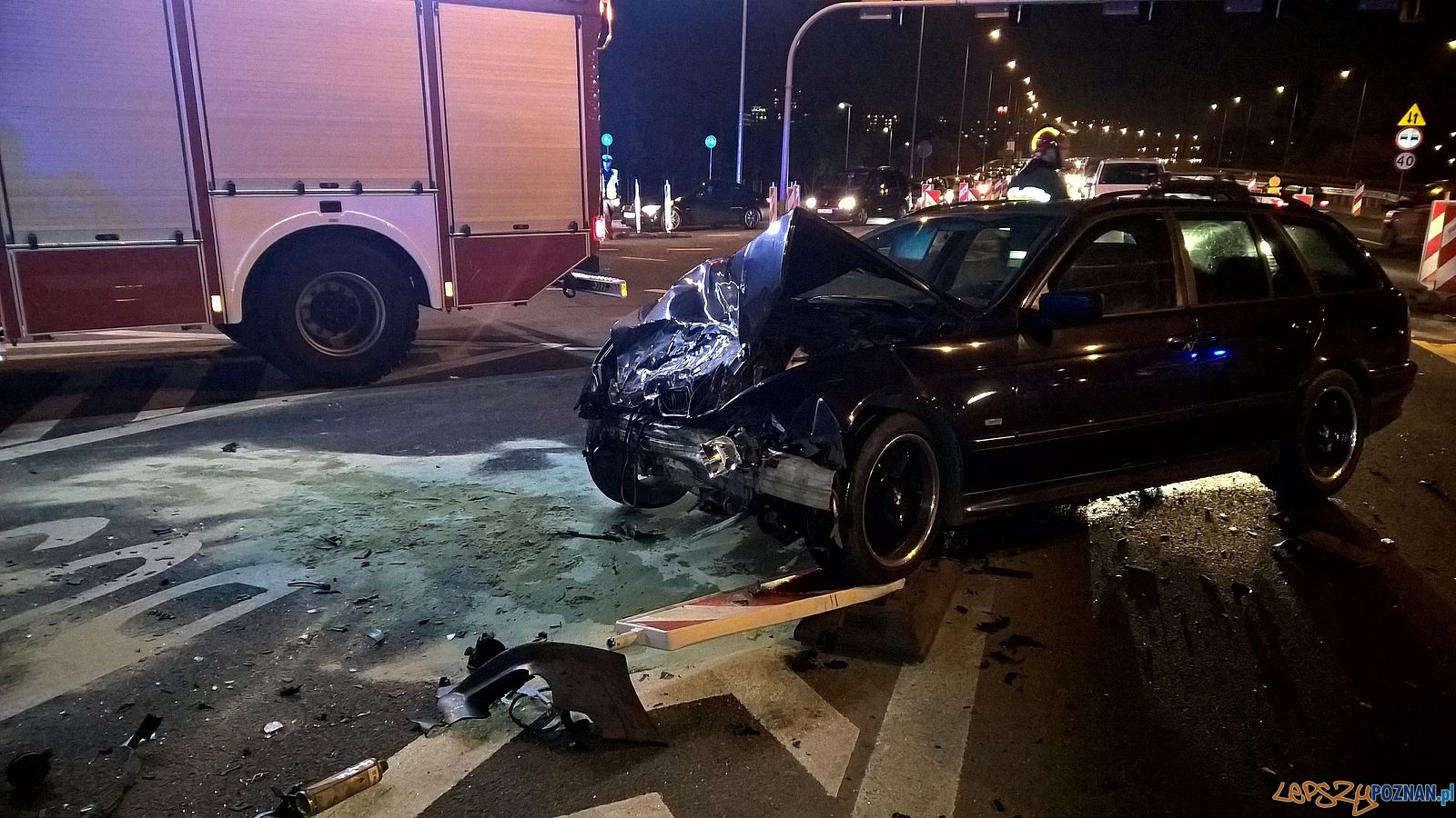 Wypadek przy Posnanii  Foto: Straż Miejska 