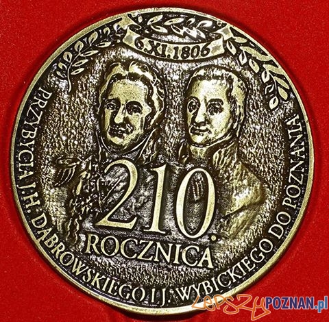 Pamiątkowy medal Powstania 1806  Foto: PTPN