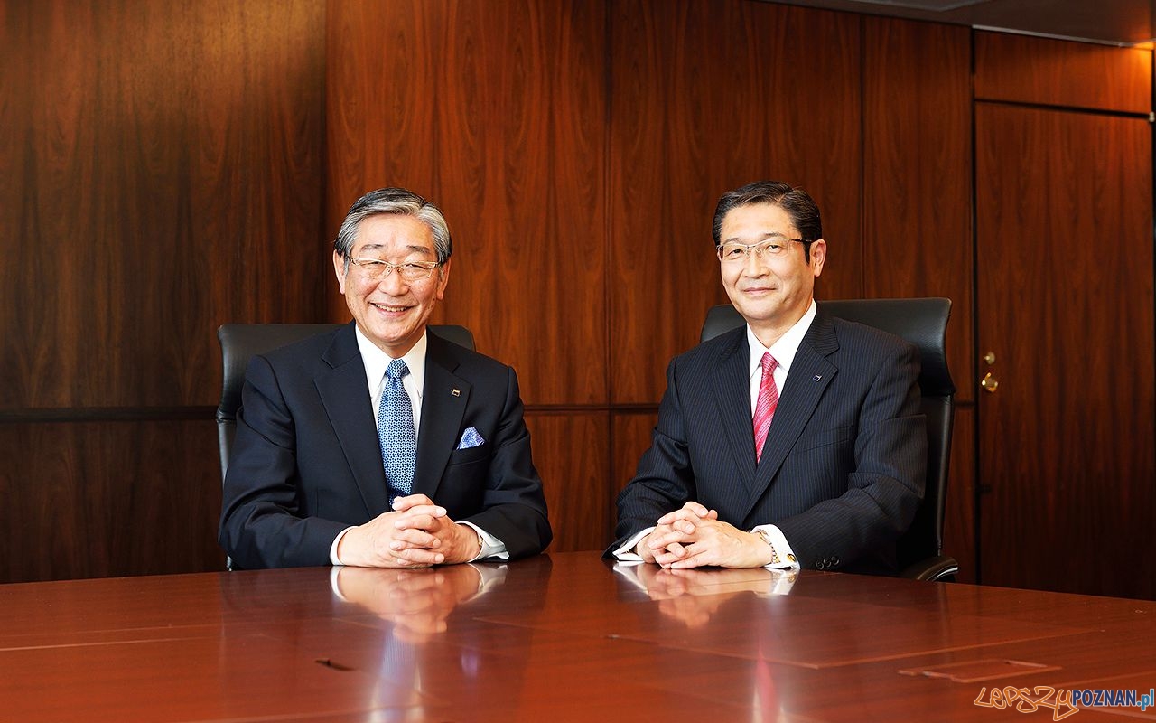 Chairman and Representative Director, CEO Naoki Izumiya  President and Representative Director, COO Akiyoshi Koji  Foto: Asahi Group Holdings