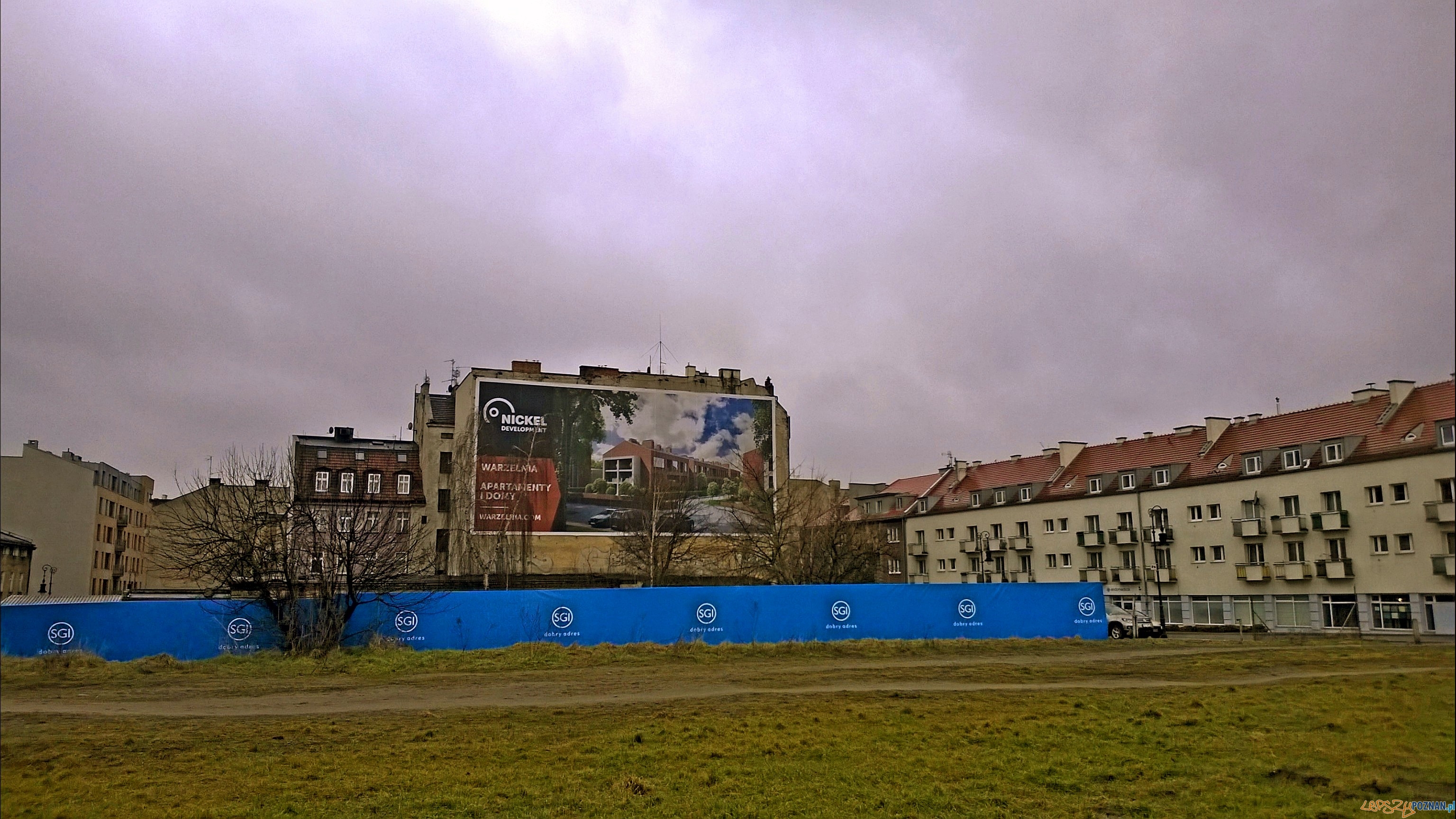 Tu ma powstać blok na Chwaliszewie  Foto: Rada Osiedla Stare Miasto