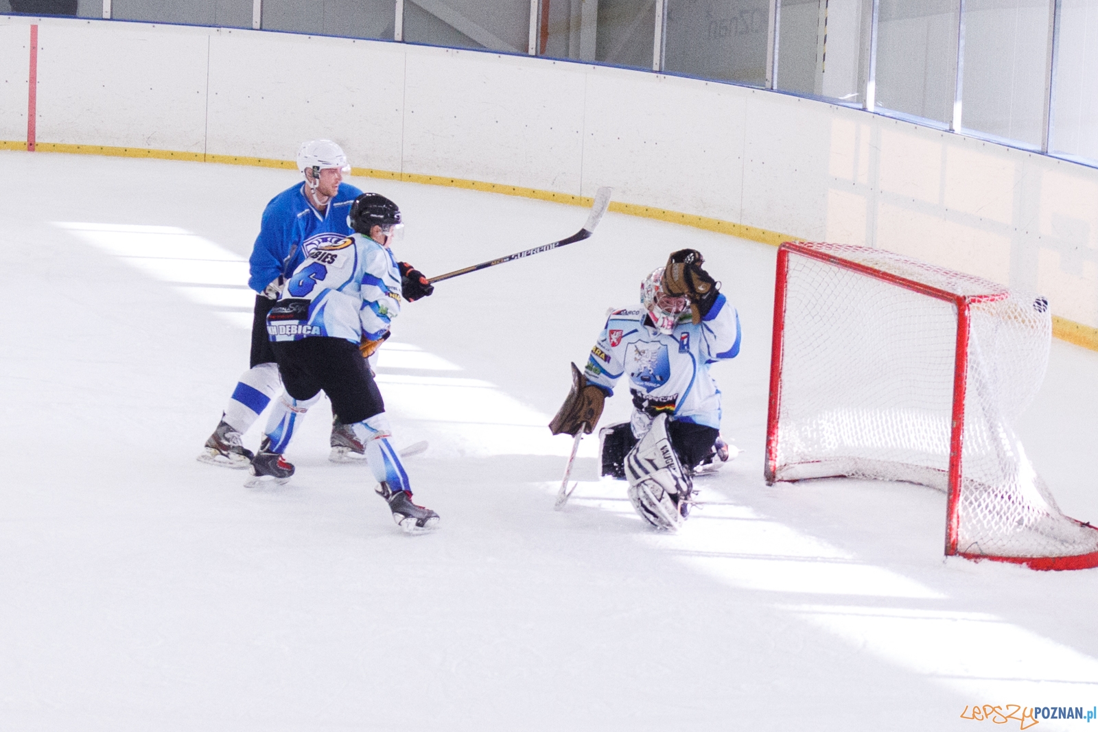 Hokej Poznań - UKH Dębica 7:6 - Poznań 29.01.2017 r.  Foto: LepszyPOZNAN.pl / Paweł Rychter