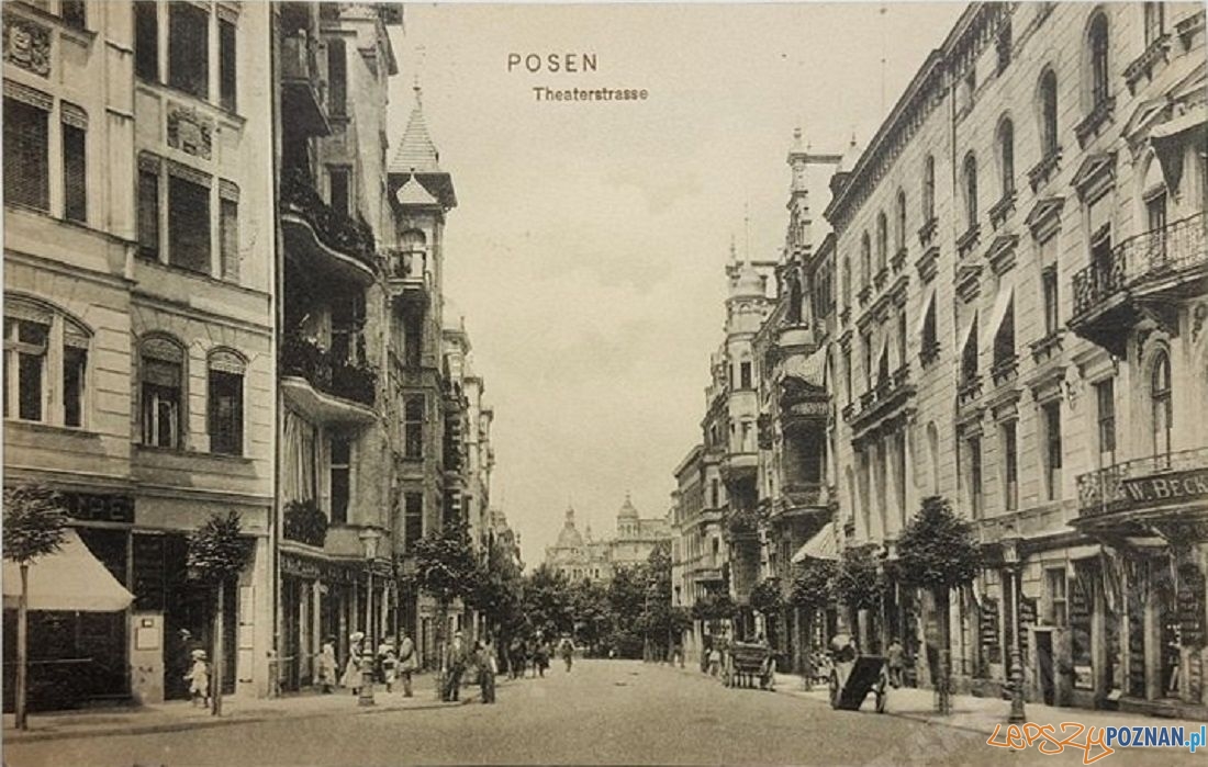 Ul. 3 maja - Teatralna ok. 1905 r.  Foto: fotopolska