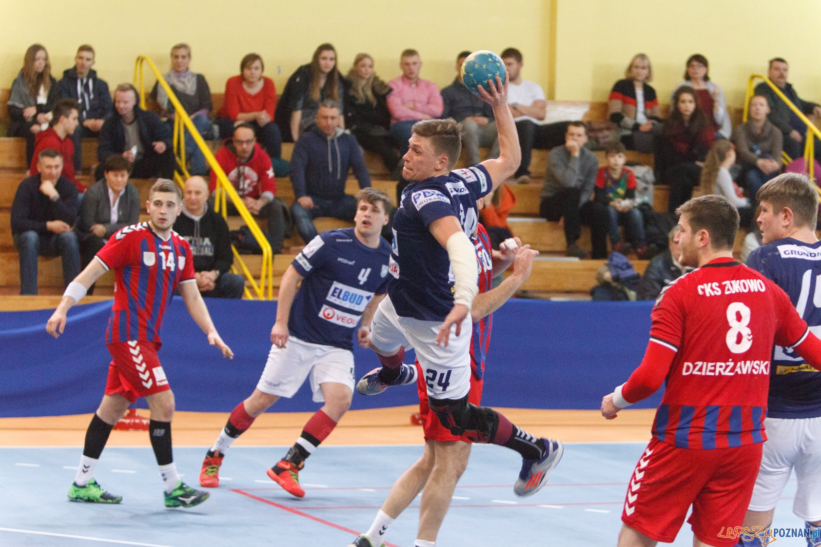 WKS Grunwald Poznań - GKS Żukowo 20:18 (8:10) - Poznań 04.02.  Foto: LepszyPOZNAN.pl / Paweł Rychter