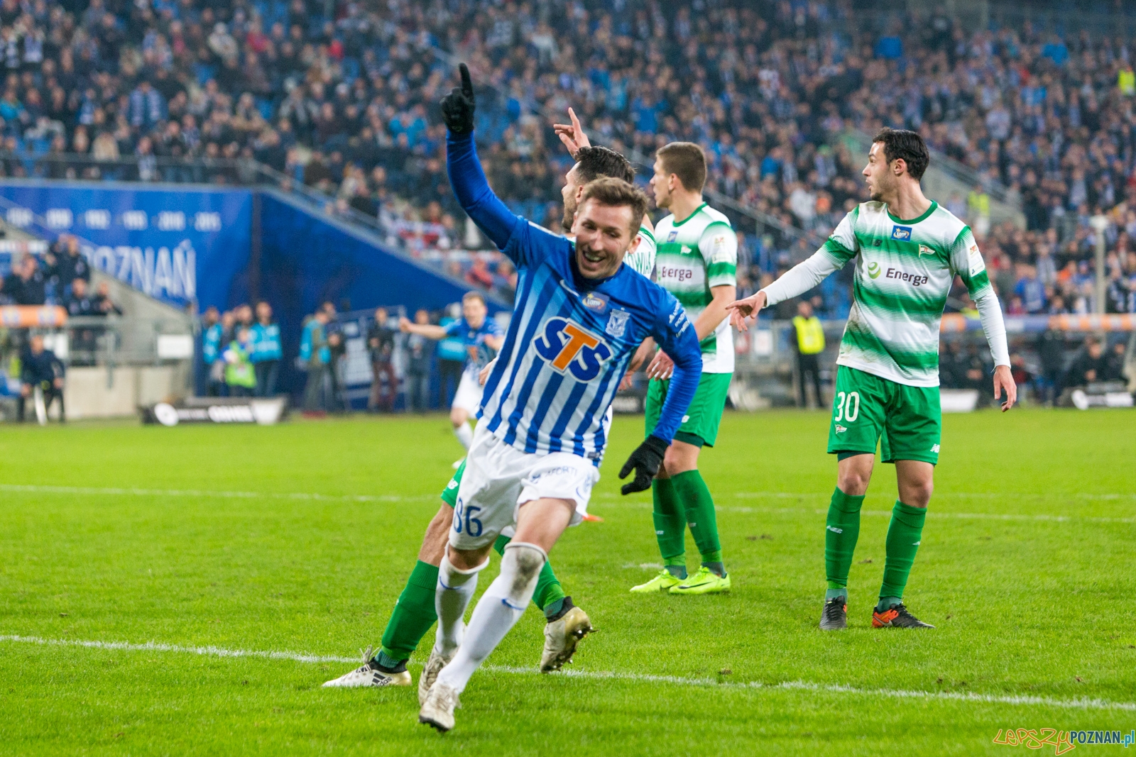 Lech Poznań - Lechia Gdańsk (Radosław Majewski)  Foto: lepszyPOZNAN.pl / Piotr Rychter