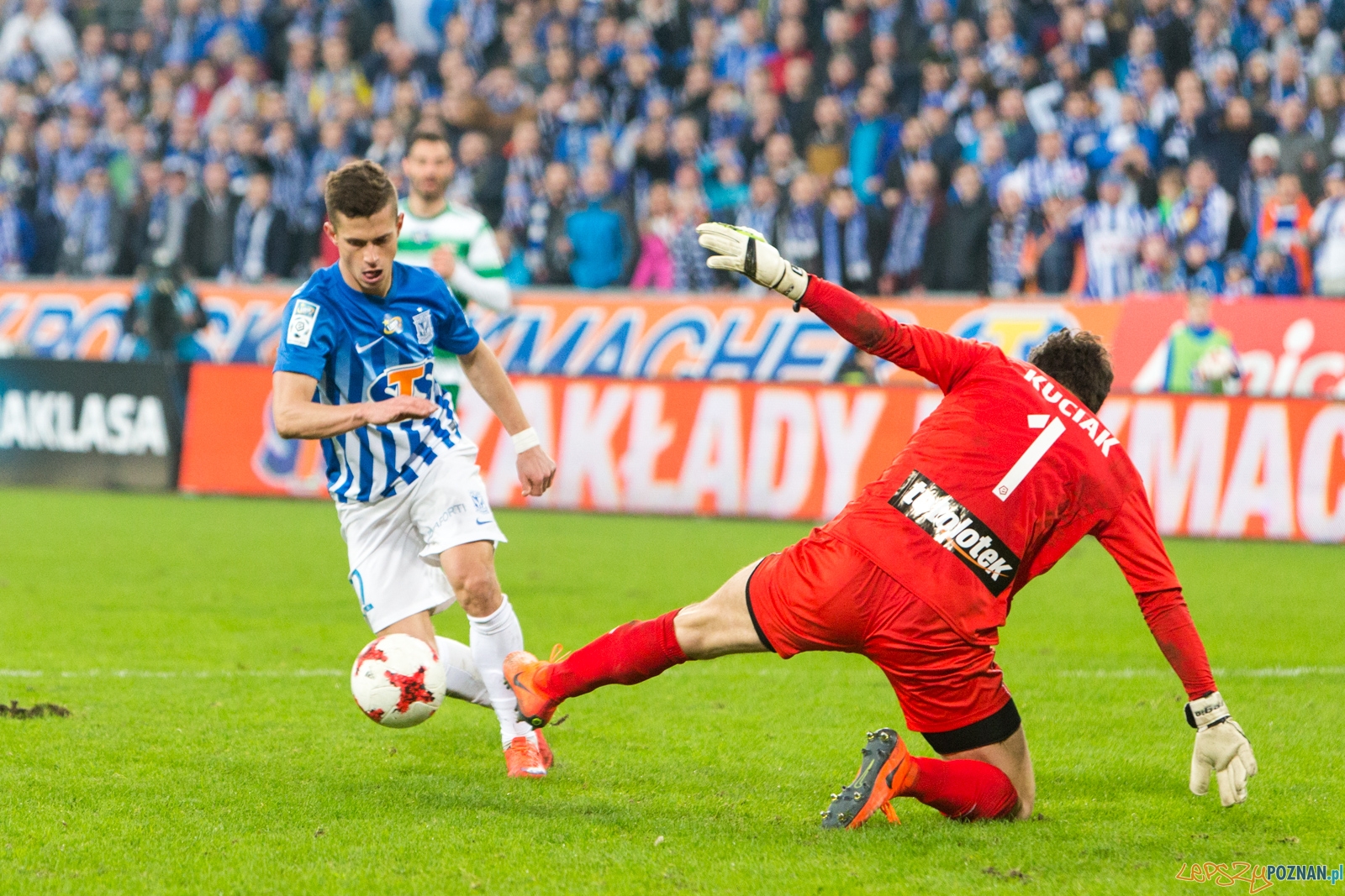 Lech Poznań - Lechia Gdańsk (Volodymir Kostevych, Dusan Kuciak  Foto: lepszyPOZNAN.pl / Piotr Rychter