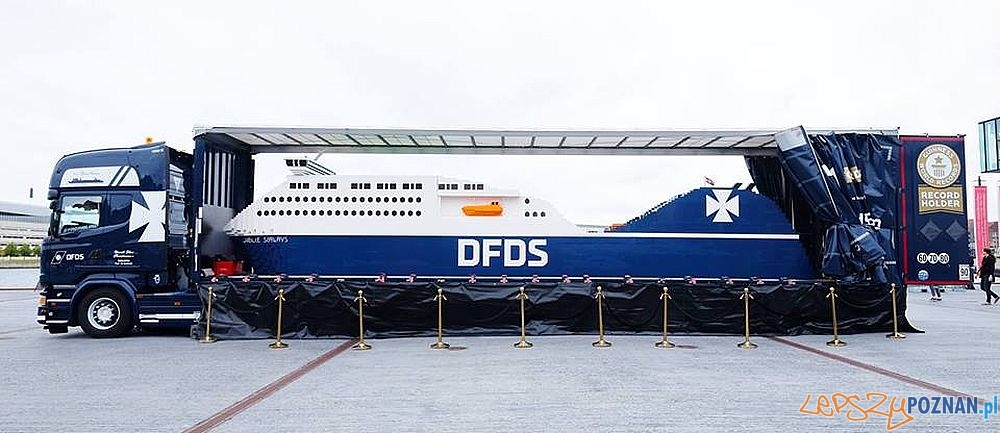 Największy na świcie statek zbudowany z klocków Lego  Foto: DFDS / materiały prasowe