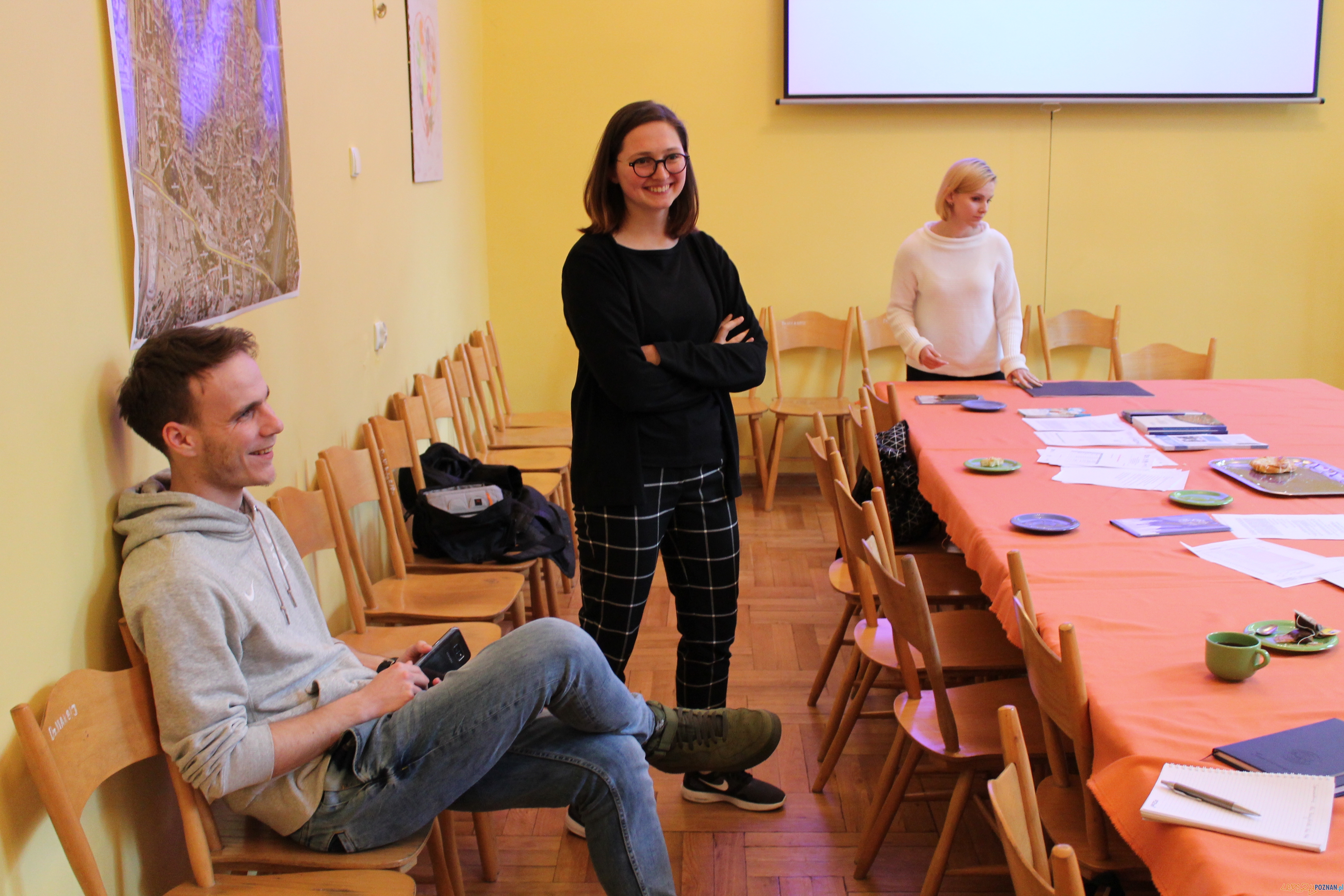 Studenci UAM w terenie poznawali działanie lokalnego samorządu  Foto: Aliaksandr Krauchanka