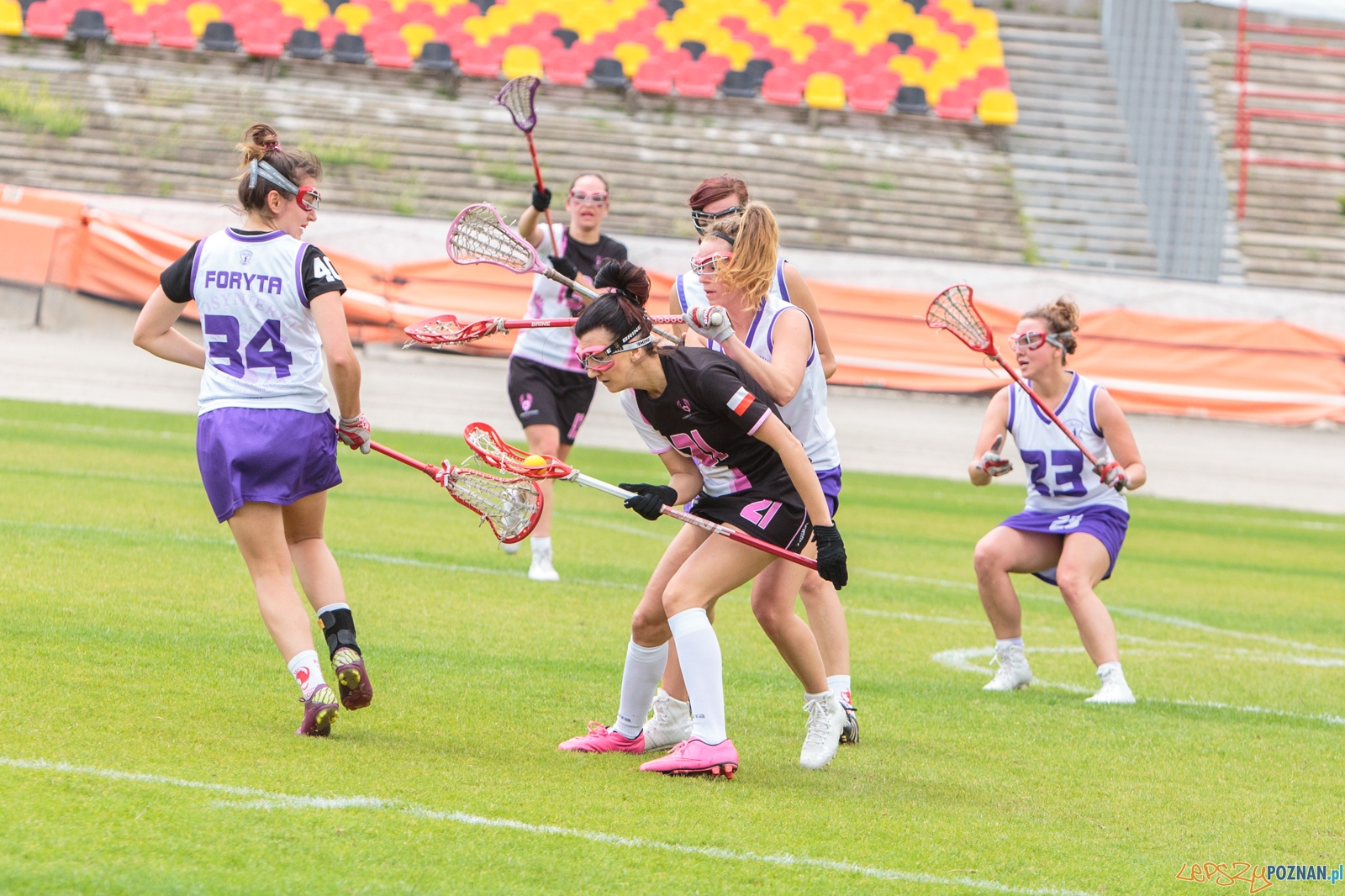 Poznań Hussars Ladies  - Kosynierki Wrocław 5:3 - Poznań 10.0  Foto: LepszyPOZNAN.pl / Paweł Rychter