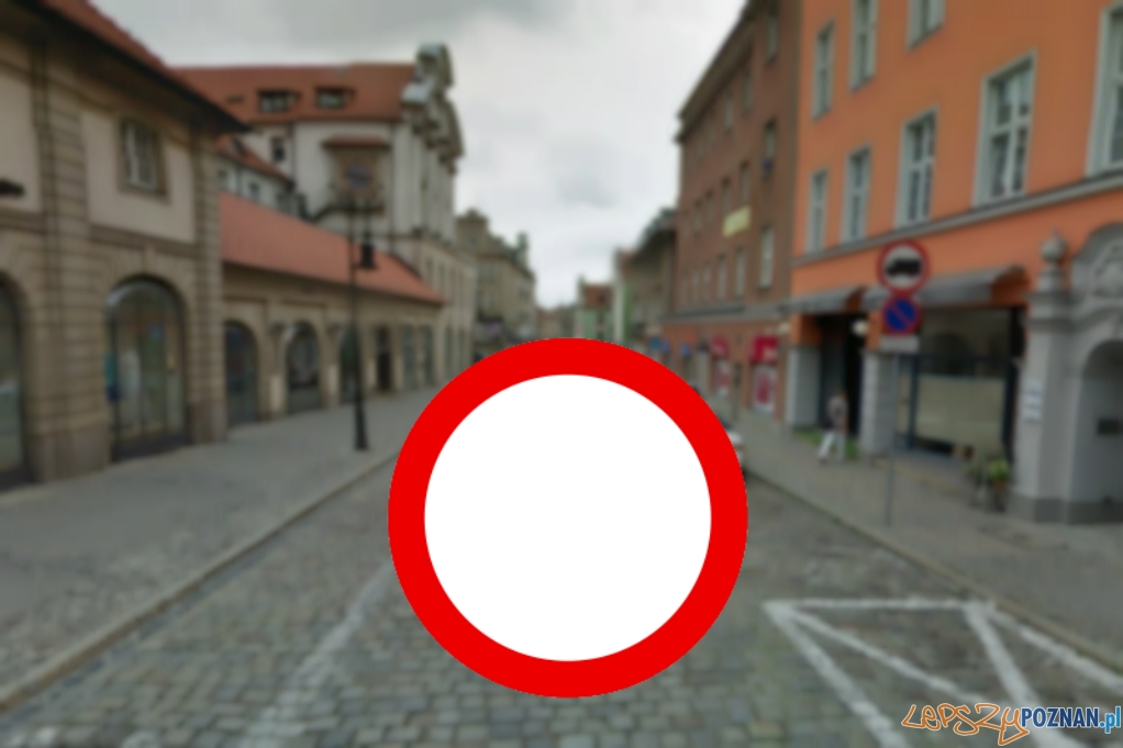 Tutaj wjadą tylko mieszkańcy, taksówki i samochody uprzywilejowane  Foto: Google Street View