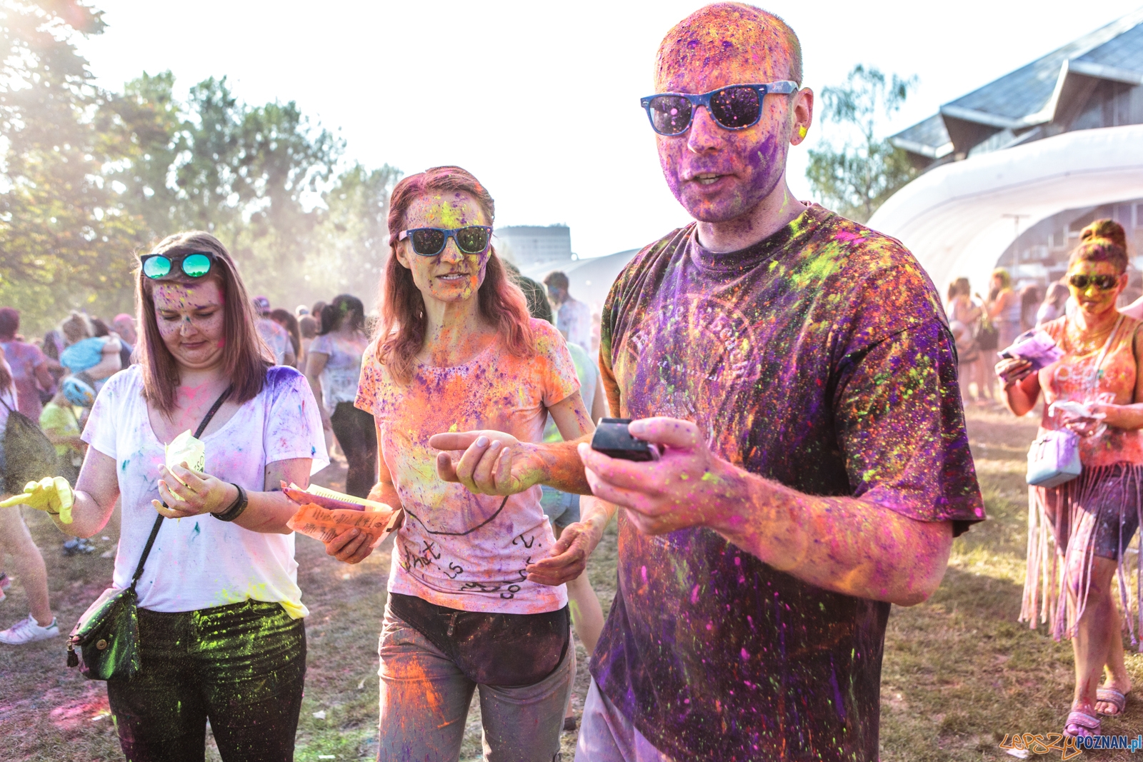 Poznań Holi Festival - Święto Kolorów w Poznaniu - Poznań 1  Foto: LepszyPOZNAN.pl / Paweł Rychter