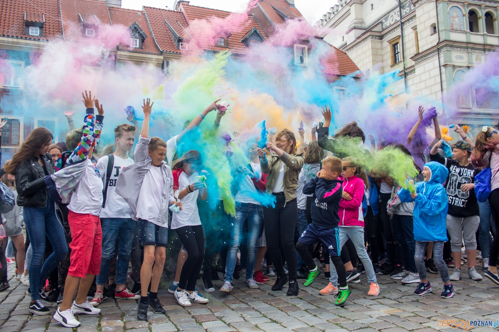 Kolorowy Flash Mob  Foto: lepszyPOZNAN.pl / Ewelina Jaśkowiak