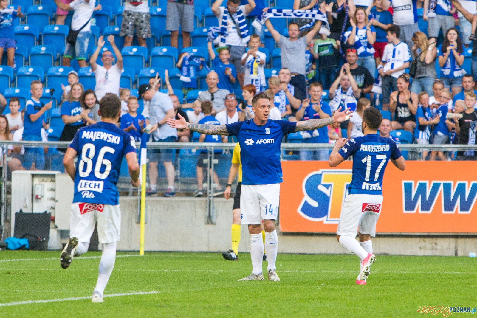 Lech Poznań - Piast Gliwice  Foto: lepszyPOZNAN.pl/Piotr Rychter