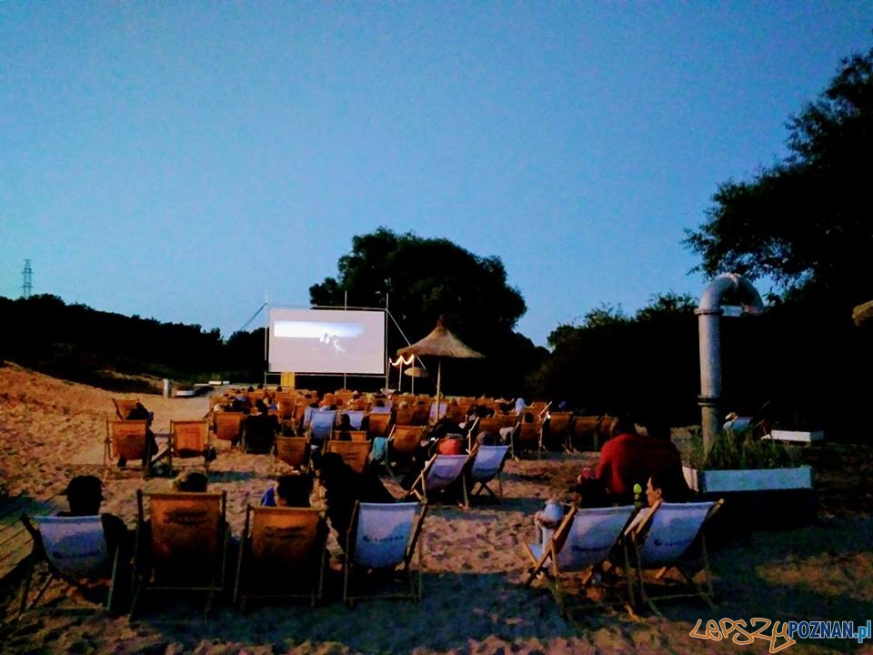 Kino plenerowe na plaży - Luboń  Foto: UMiG Luboń