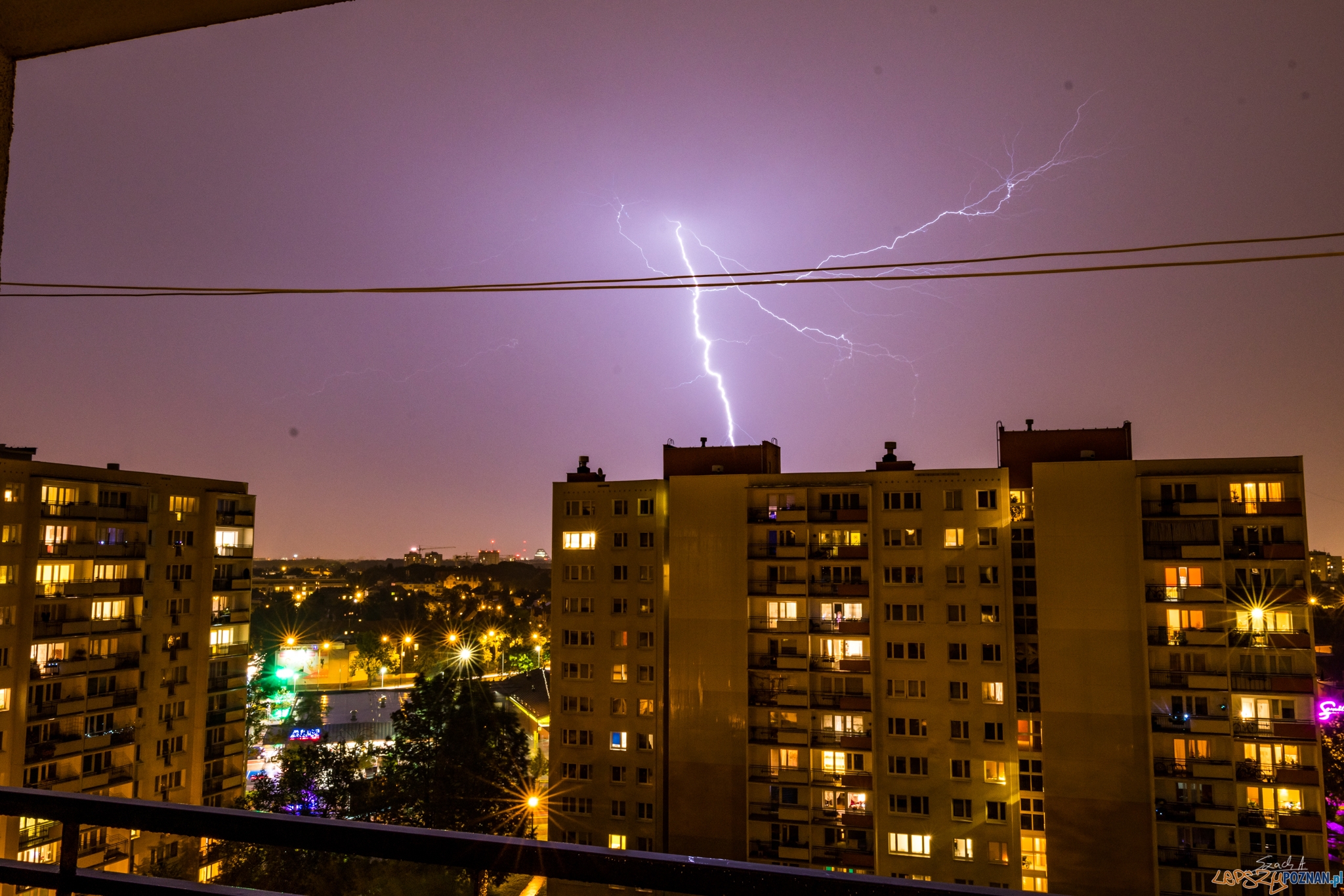 Burza nad Poznaniem - 10.08.2017  Foto: ADAM SZACH