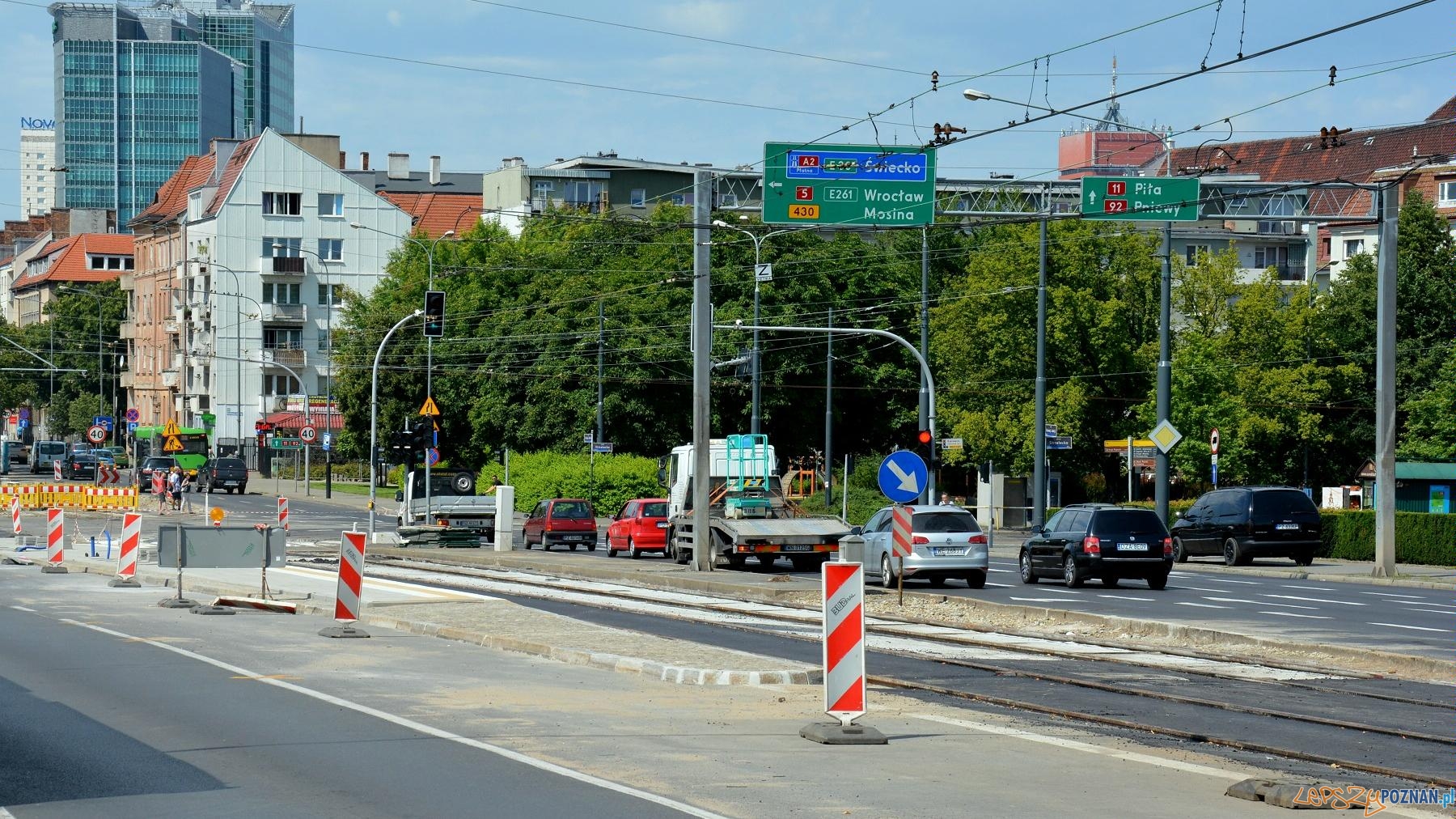 Remont torowiska na Królowej Jadwigi  Foto: UMP