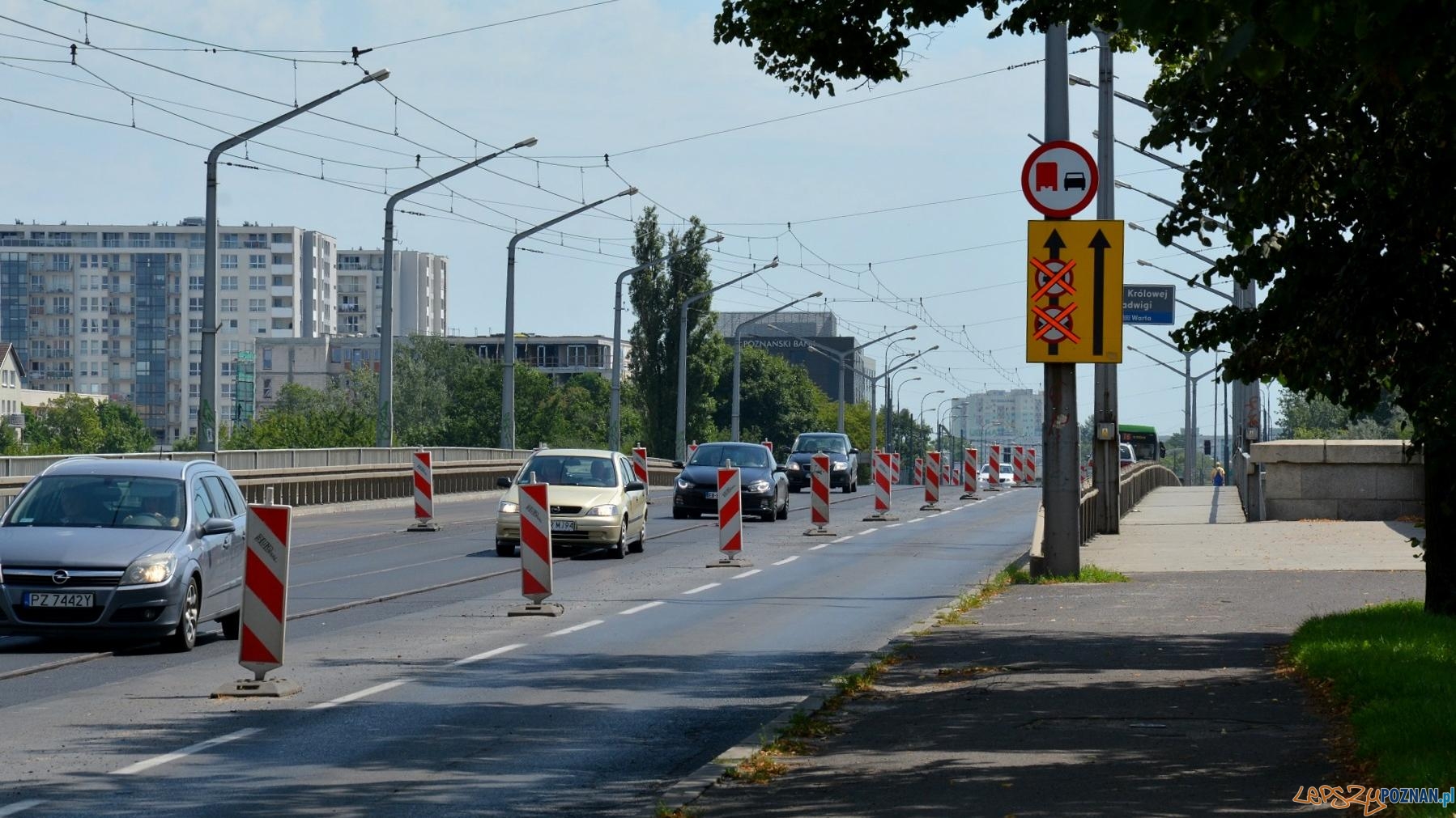 Mniej utrudnień na moście Królowej Jadwigi!  Foto: UMP