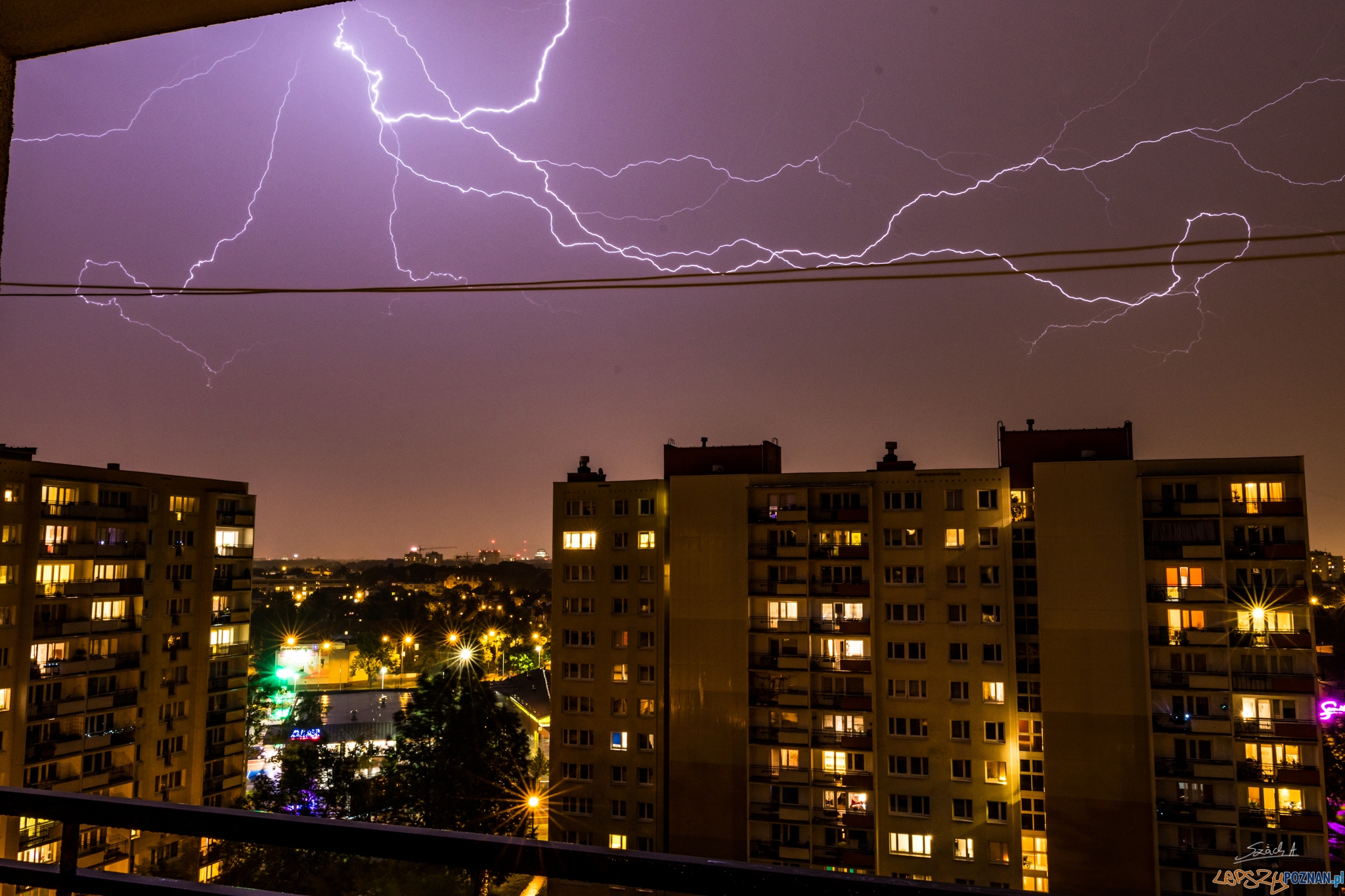 Burza nad Poznaniem - 10.08.2017  Foto: ADAM SZACH