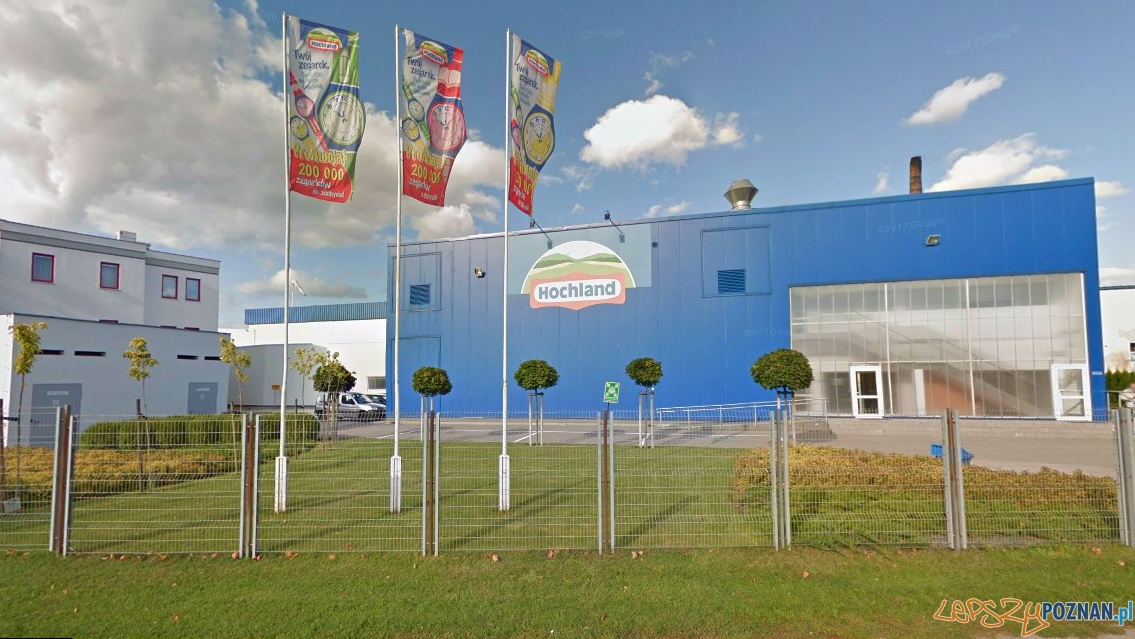 Zakłady Hochland w Kaźmierzu  Foto: Google Street View
