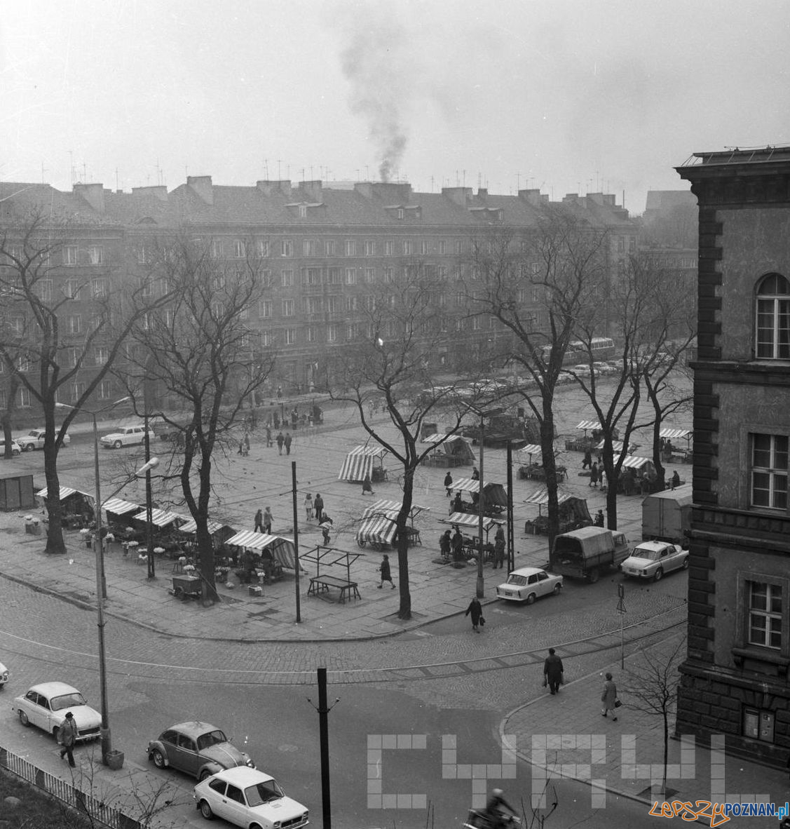 Plac Wielkopolski 1975  Foto: Stanisław Wiktor / Cyryl