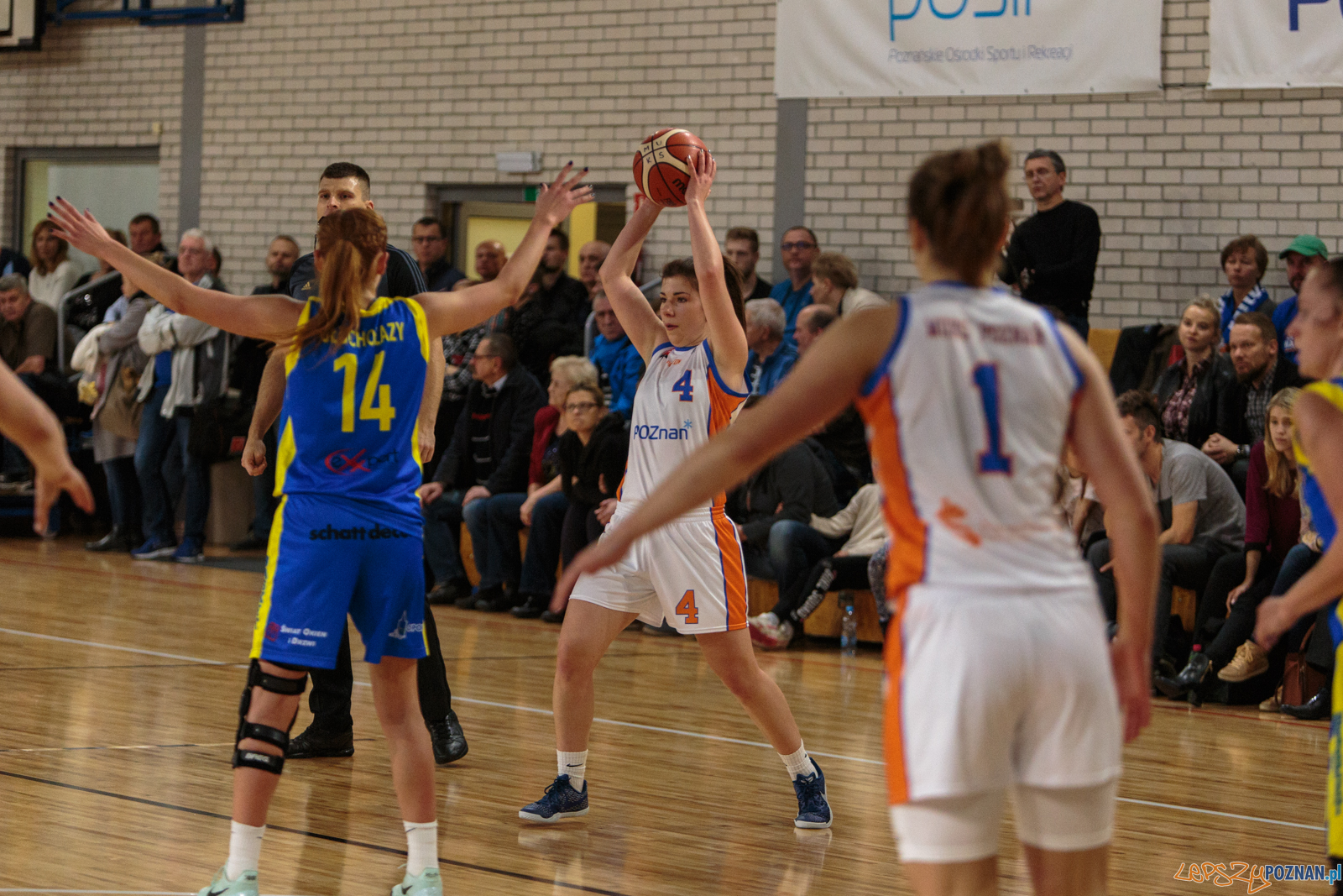 Pomarańczarnia MUKS Poznań - MUKS Chrobry Basket Głuchołazy  Foto: LepszyPOZNAN.pl / Paweł Rychter