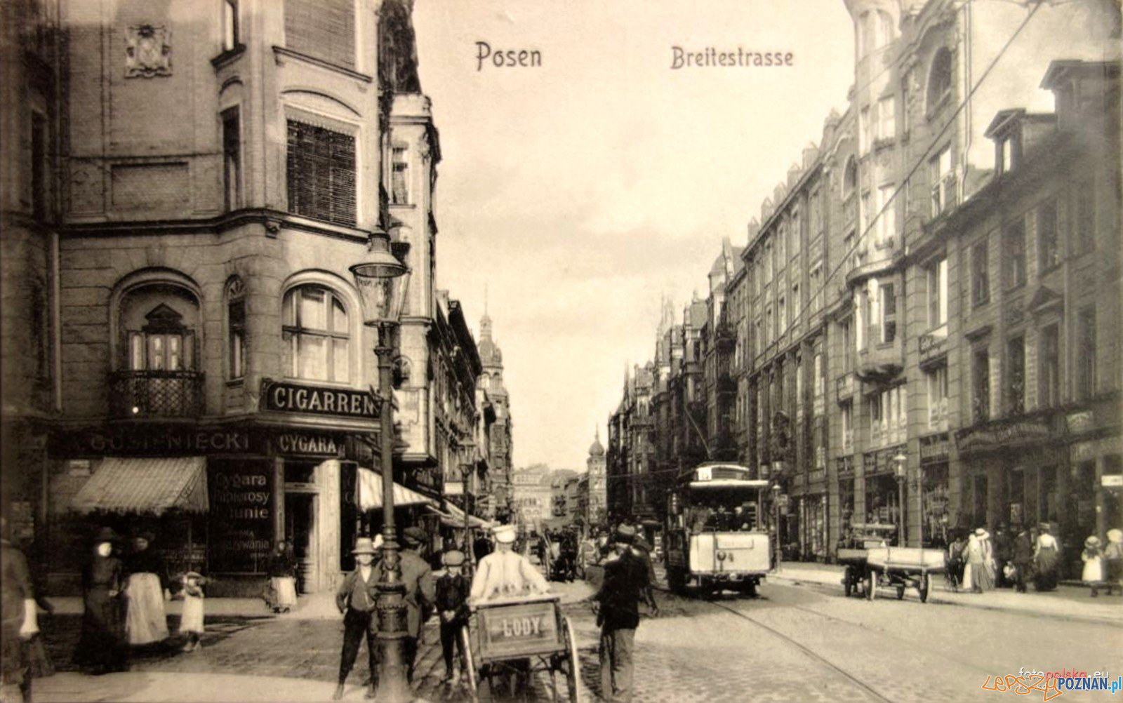Wielka w stronę Chwaliszewa (1910-11)  Foto: fotopolska