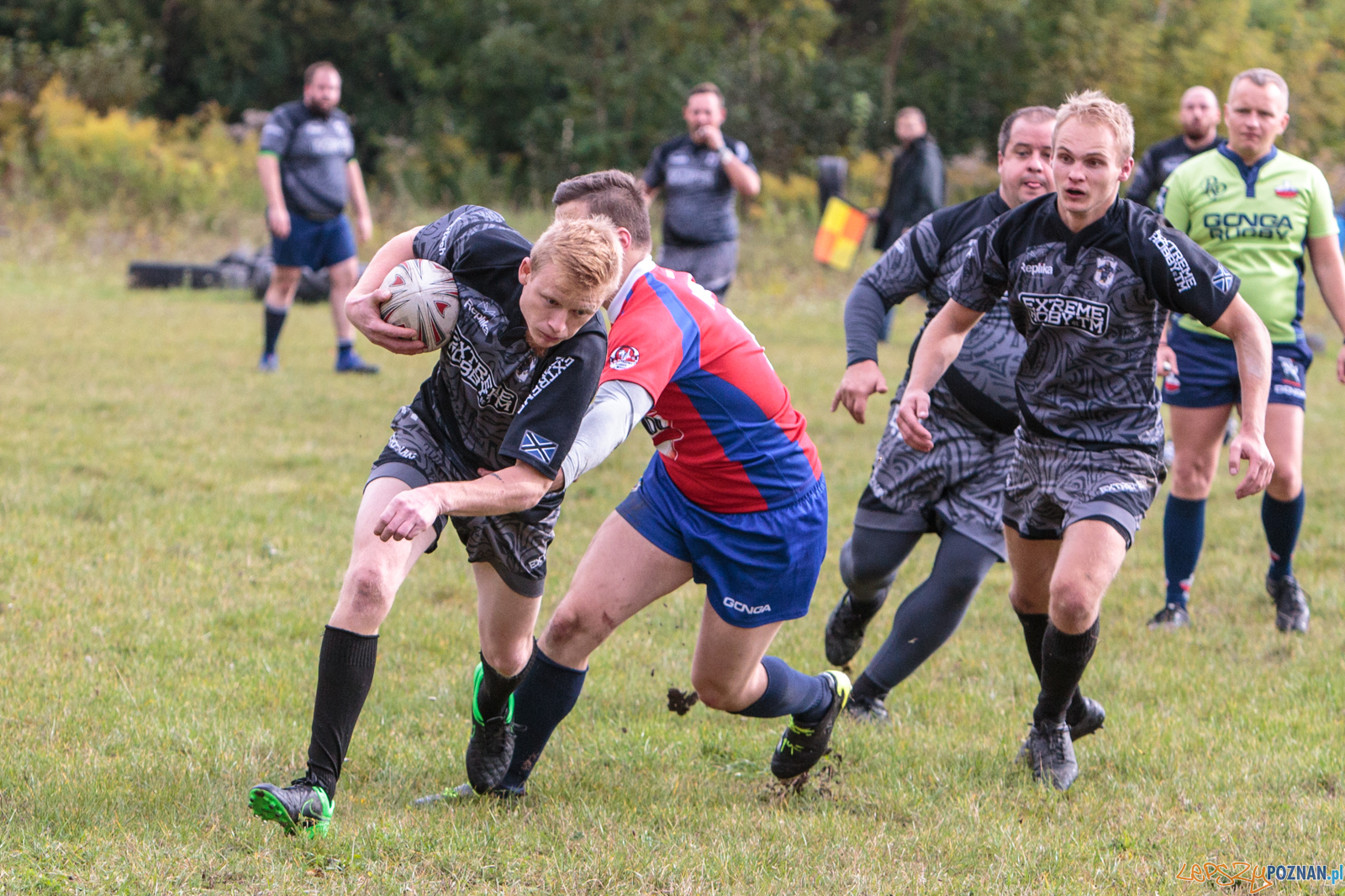 Rugby: Chaos Poznań vs Rugby Club Mazovia - Poznań 07.10.2017  Foto: LepszyPOZNAN.pl / Paweł Rychter