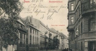 Działyńskich - Naumannstrasse, pocz. XX wieku Foto: Biblioteka Uniwersytecka Działyńskich - Naumannstrasse, pocz. XX wieku Foto: Biblioteka Uniwersytecka