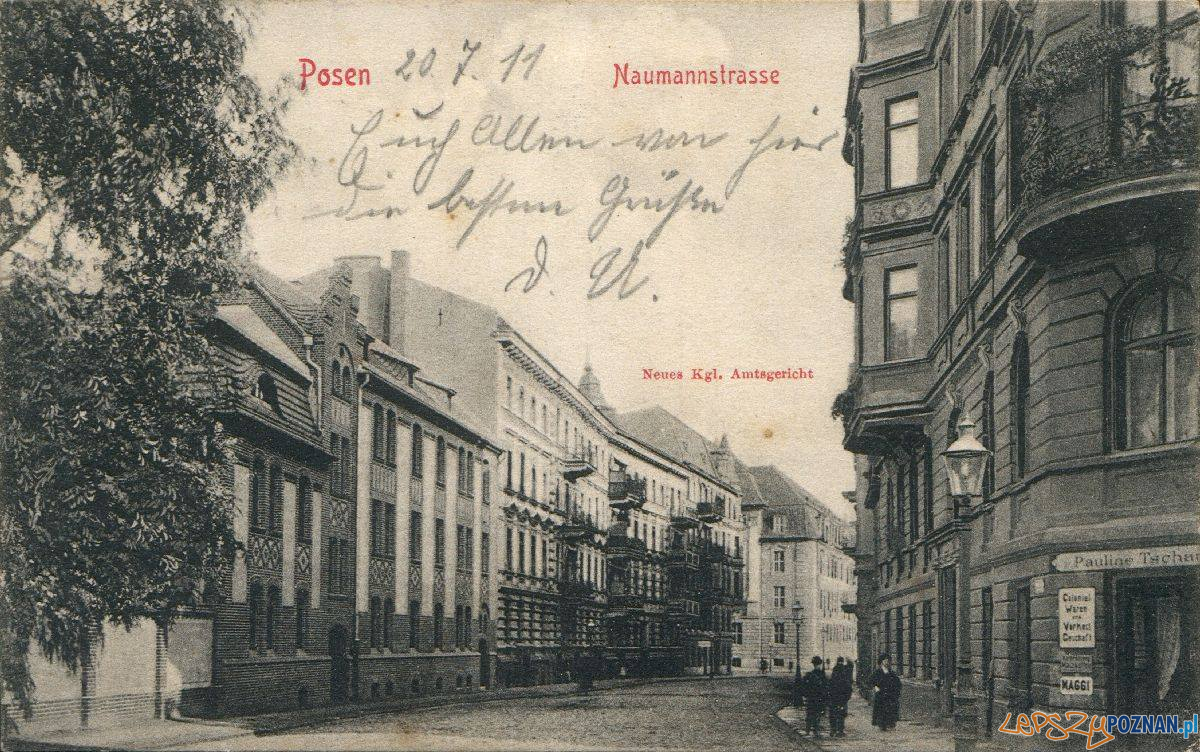 Działyńskich - Naumannstrasse, pocz. XX wieku  Foto: Biblioteka Uniwersytecka 