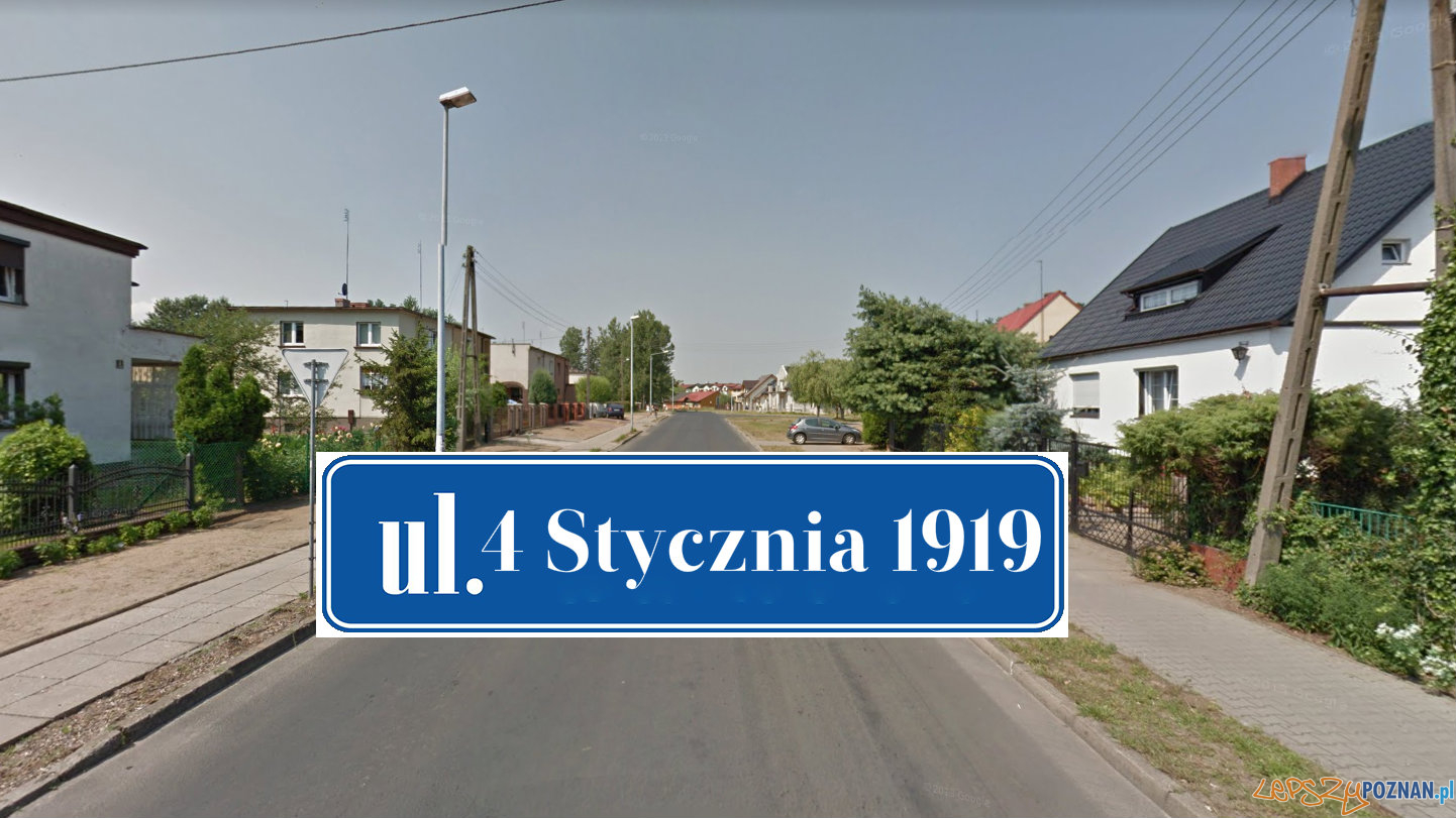 ulica 4 stycznia 1919  Foto: Google Street View