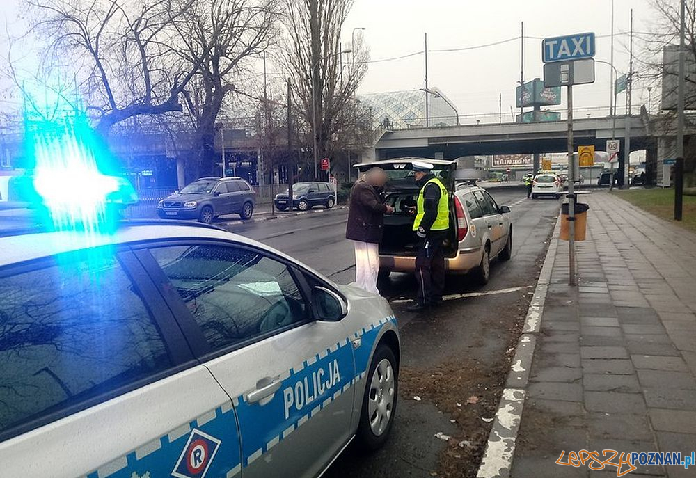 Policja kontroluje taksówki  Foto: materiałiy policyjne 