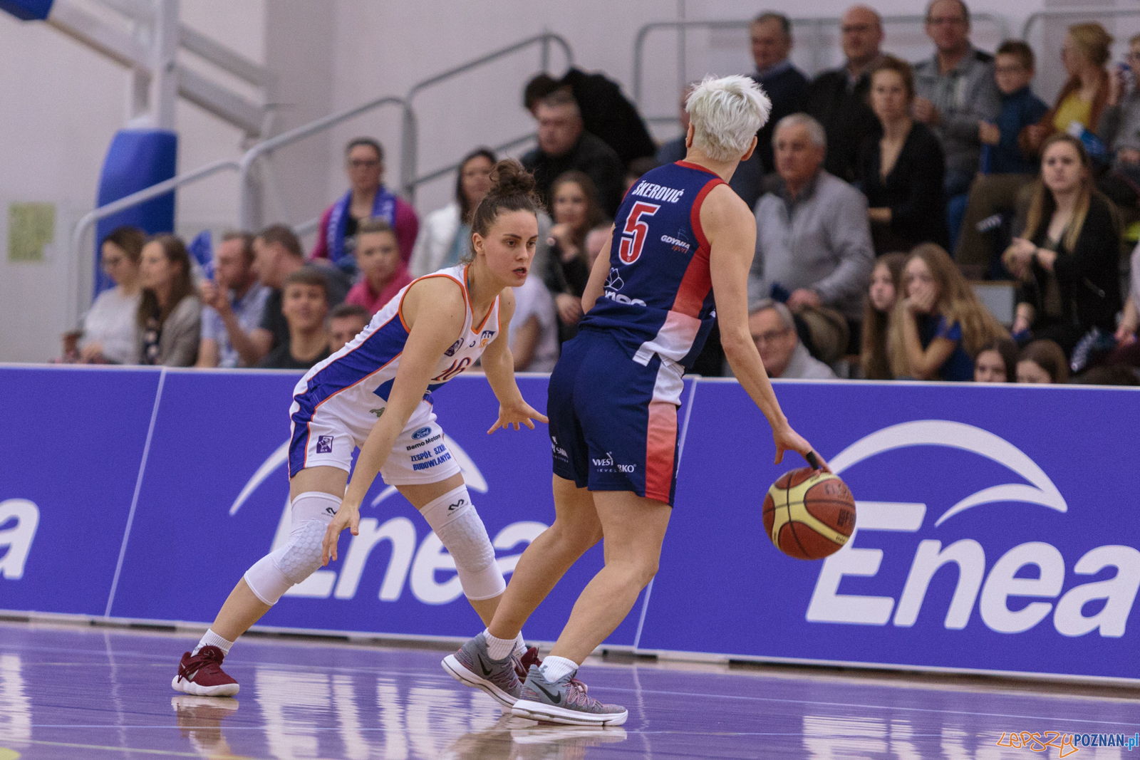 BLK: Enea AZS Poznań - Basket 90 Gdynia 70:68 - Poznań 07.01.2  Foto: Pawel Rychter