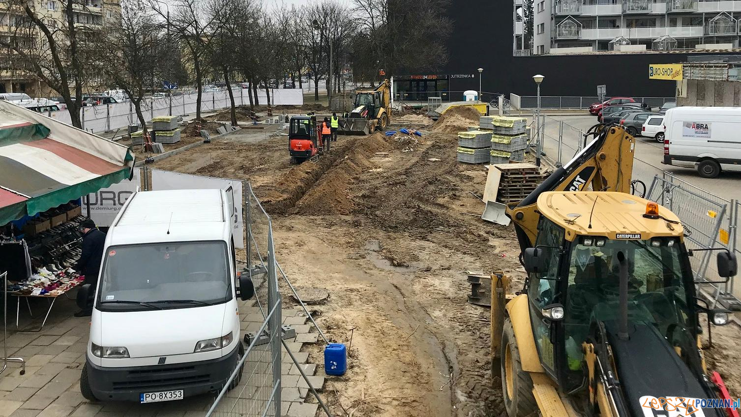 Początek zmian targowiska Świt  Foto: UMP