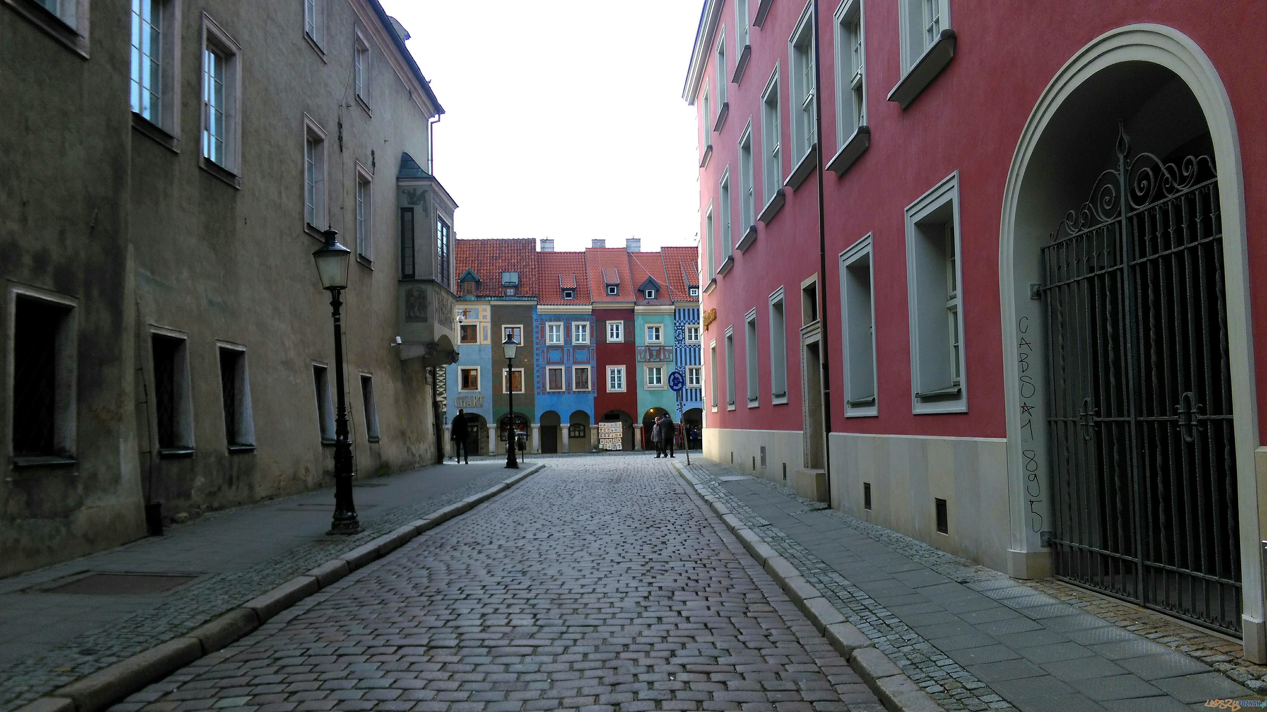 Ulica Woźna - widok ma domku budnicze na Starym Rynku  Foto: T. Dworek